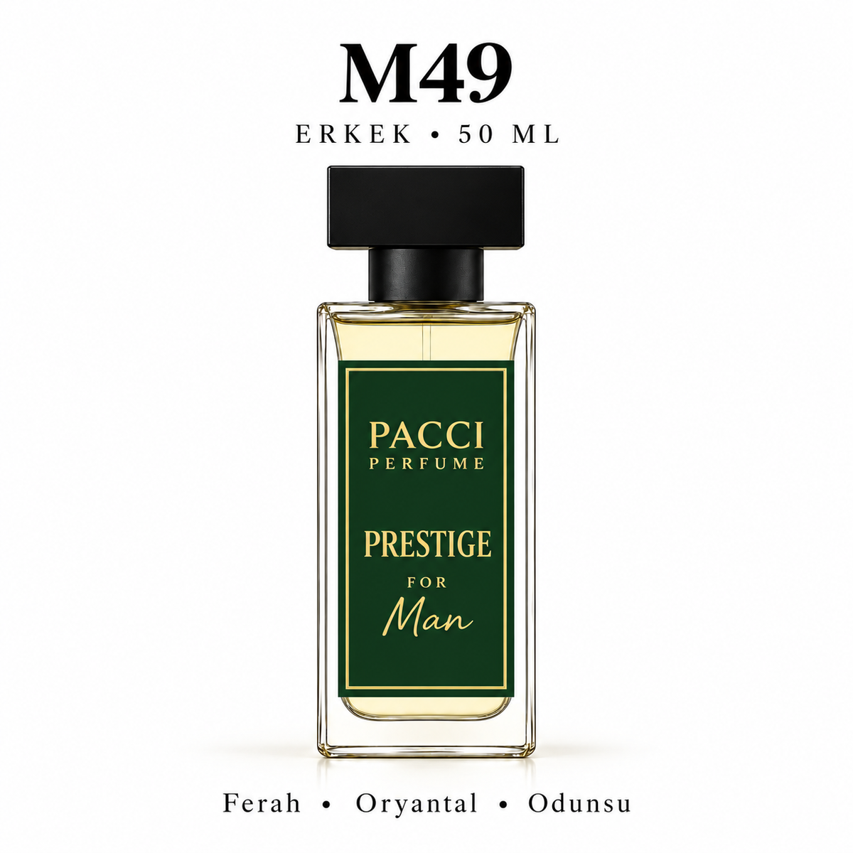 PACCI M49 Erkek Parfümü 50 ML – Ferah • Oryantal • Odunsu