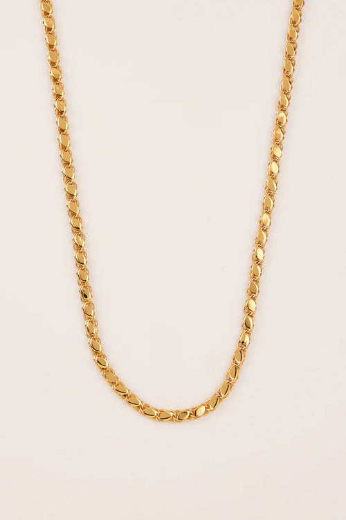 22 K Altın Kaplama Arpa 60 CM Kolye