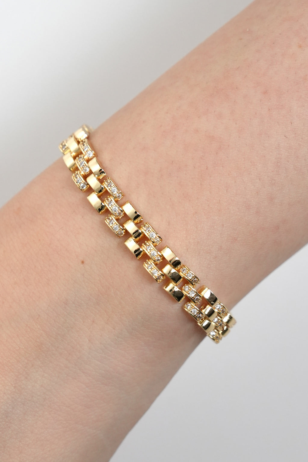 Çift Hat Gücü 14K Vip Bileklik