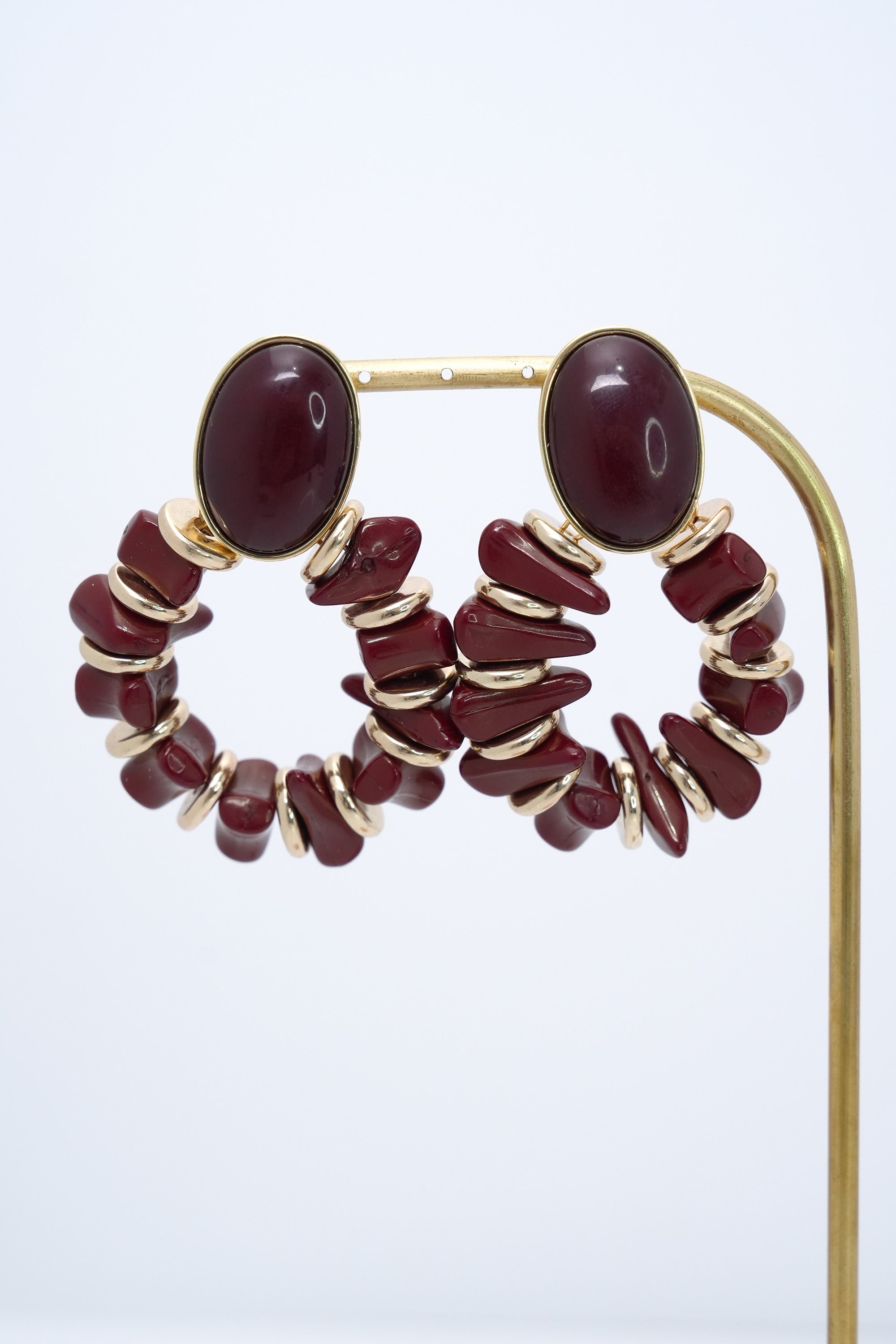 Çakıl Halkası ZR Model Küpe