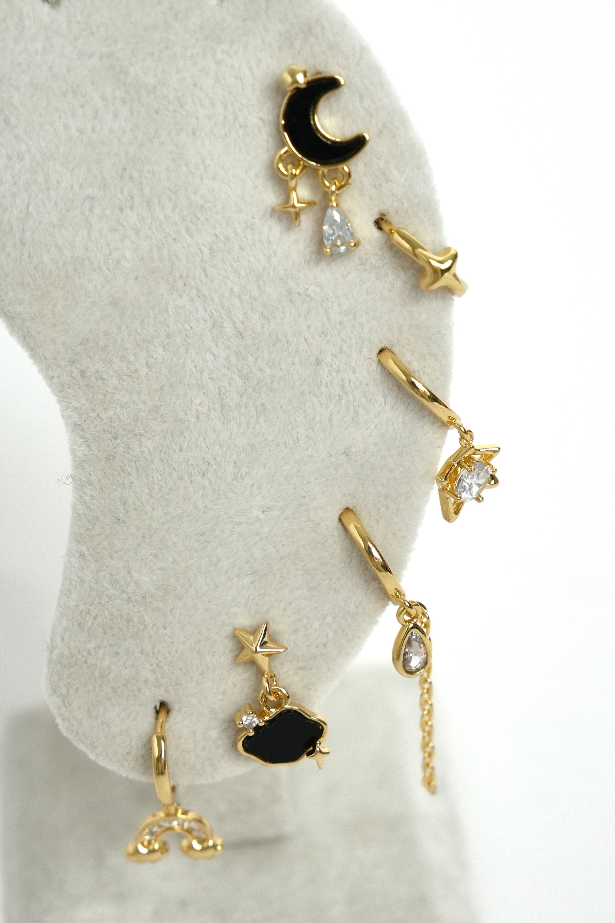 Gece Yolu Çoklu Luxe Küpe