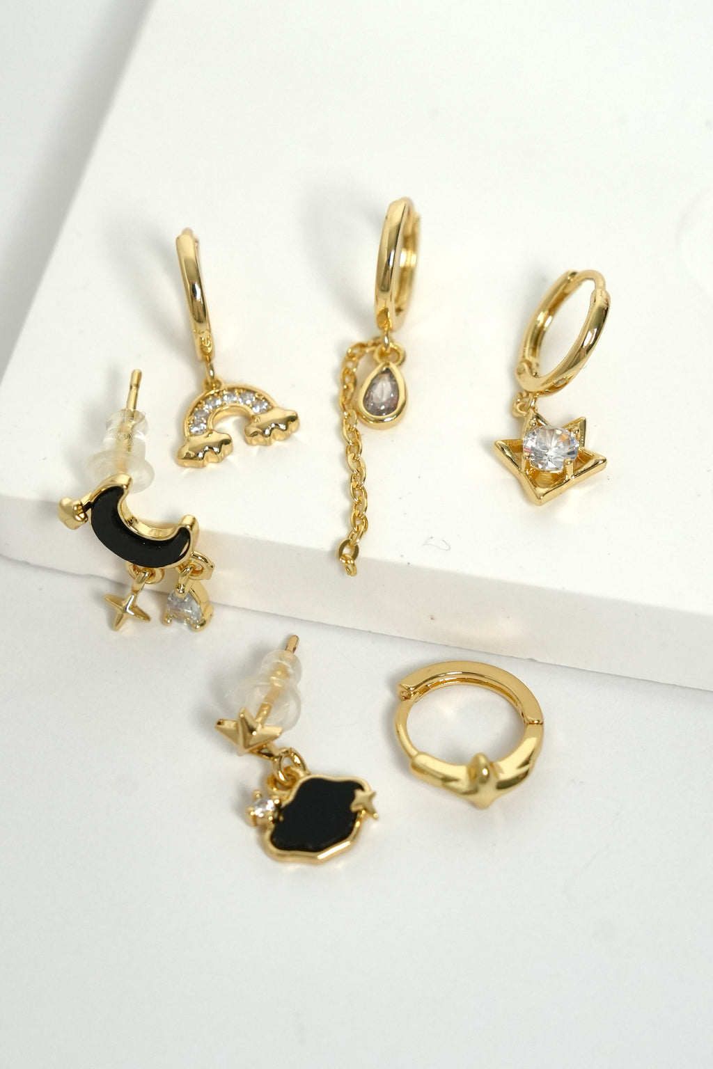 Gece Yolu Çoklu Luxe Küpe