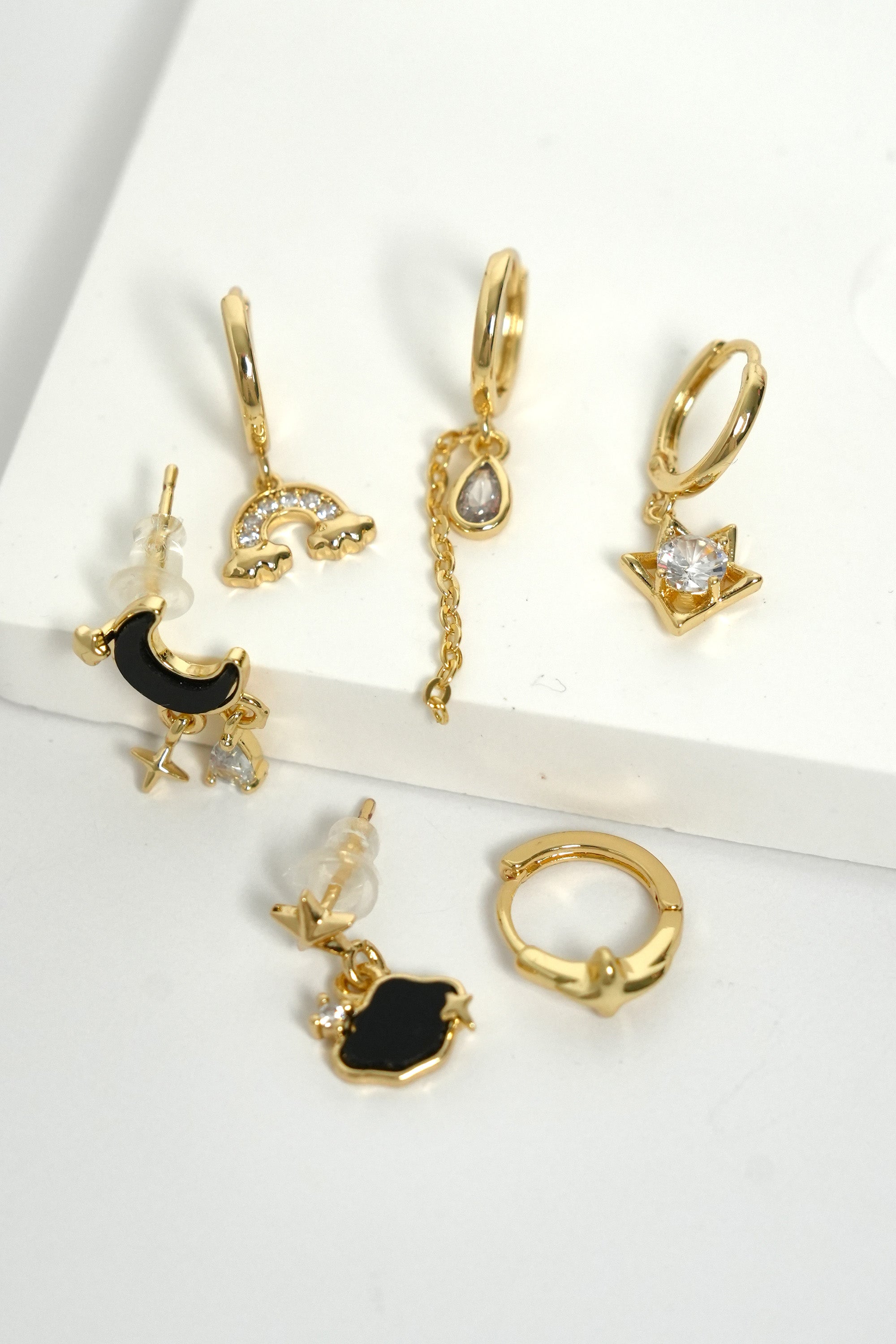 Gece Yolu Çoklu Luxe Küpe