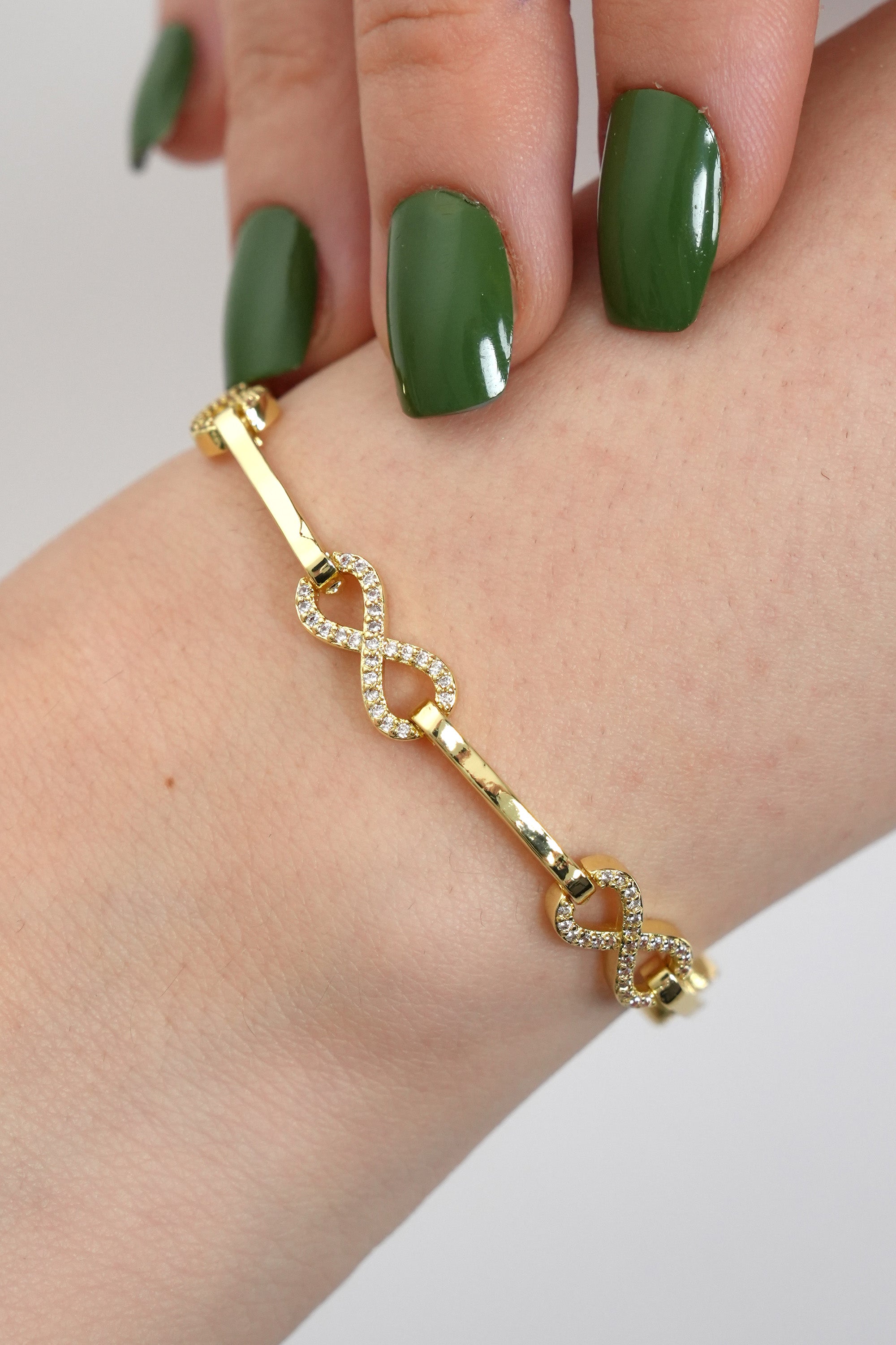 Saf Sonsuzluk 14K Vip Bileklik