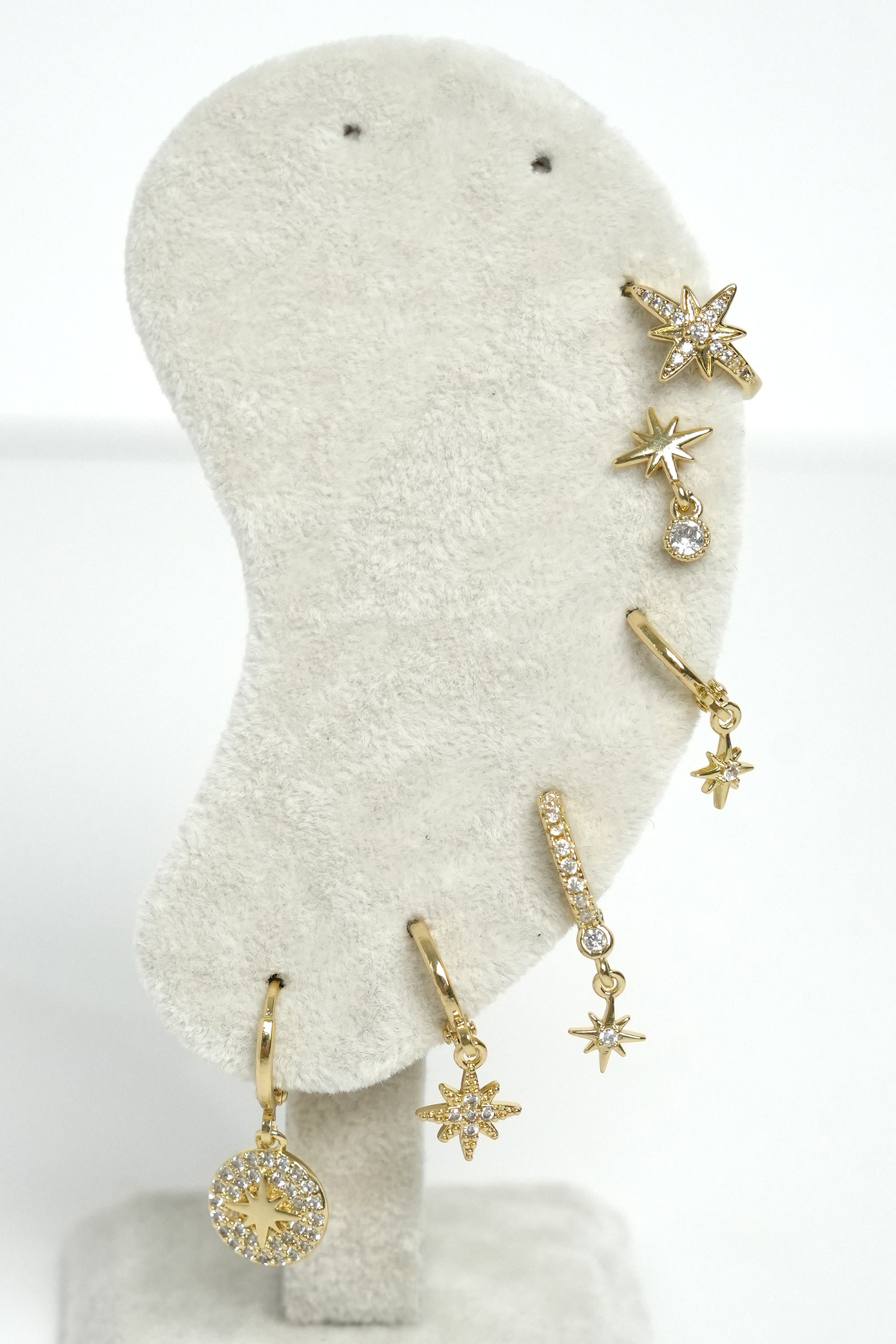 Yıldız Ritüeli Çoklu Luxe Küpe