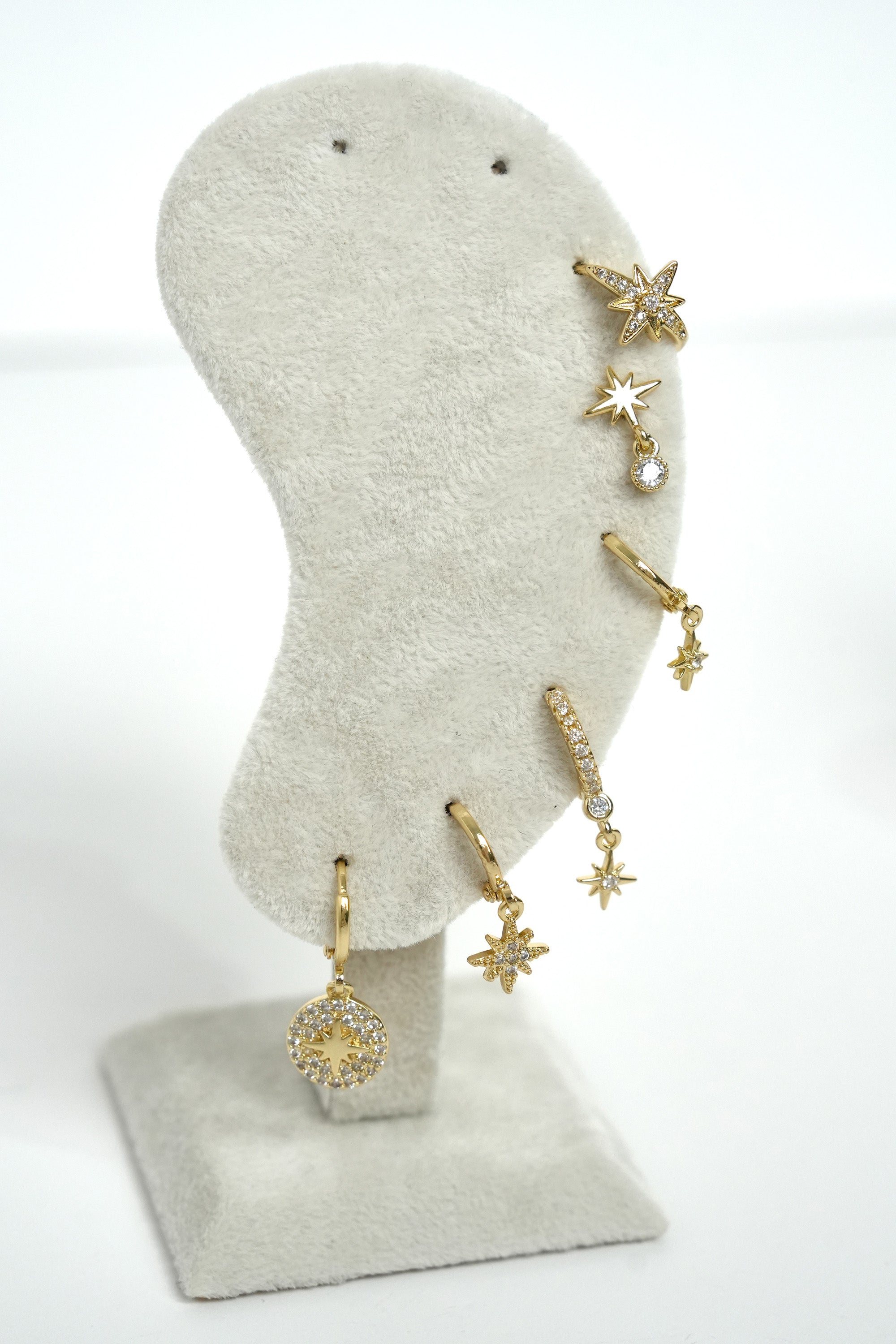 Yıldız Ritüeli Çoklu Luxe Küpe