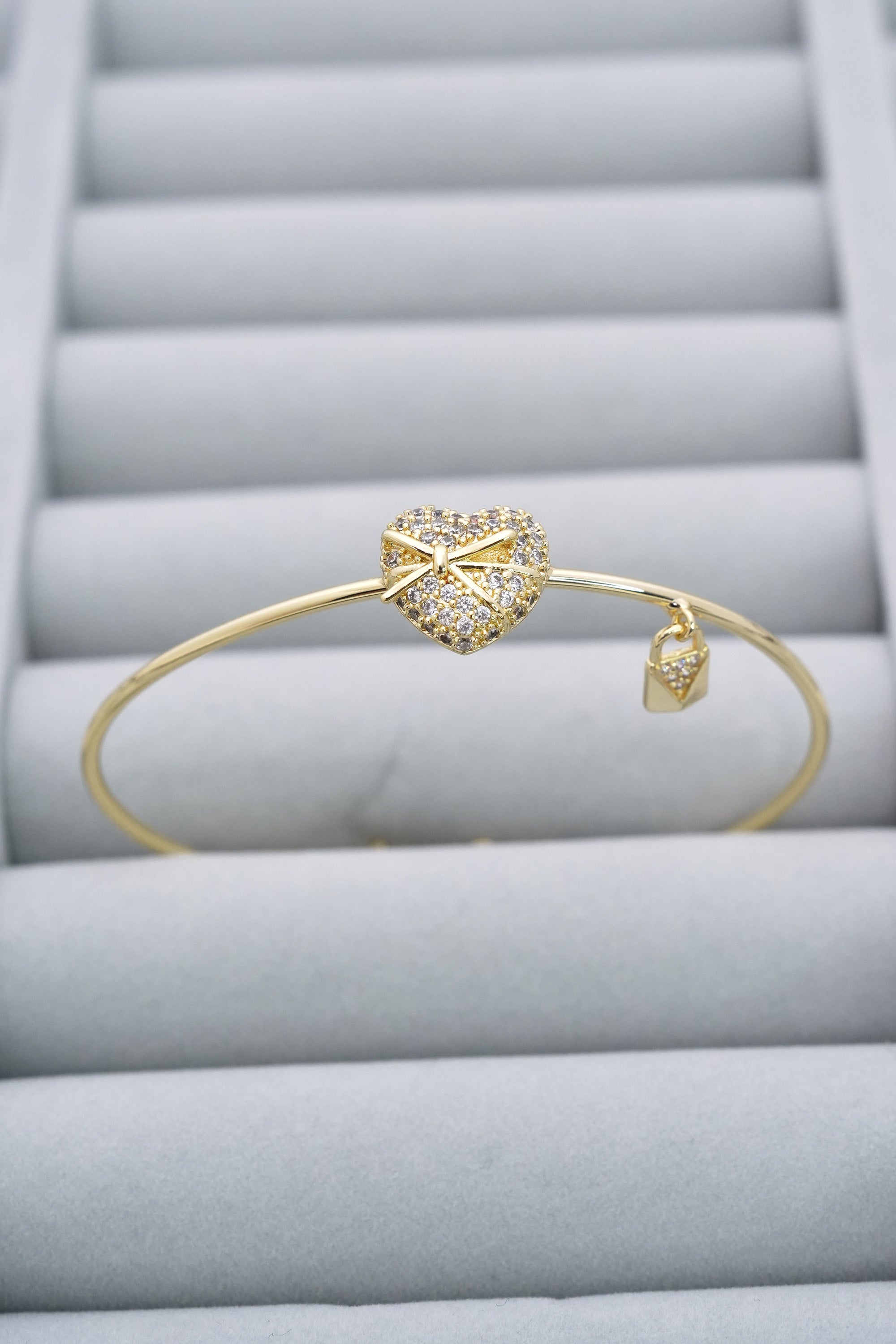 Aşk Fiyongu 14K Altın Kaplama Luxe Bileklik