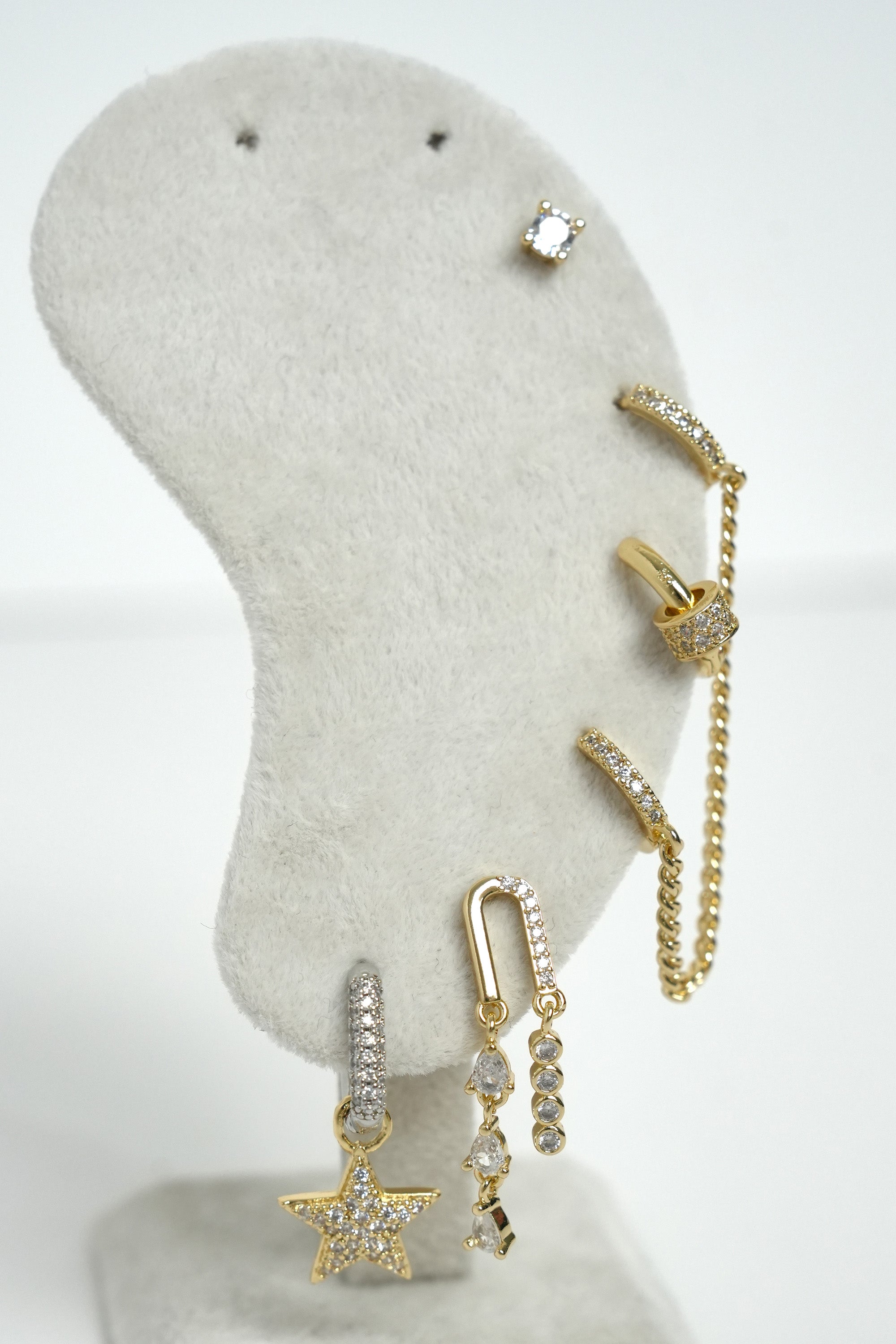 Altın Yörünge Çoklu Luxe Küpe