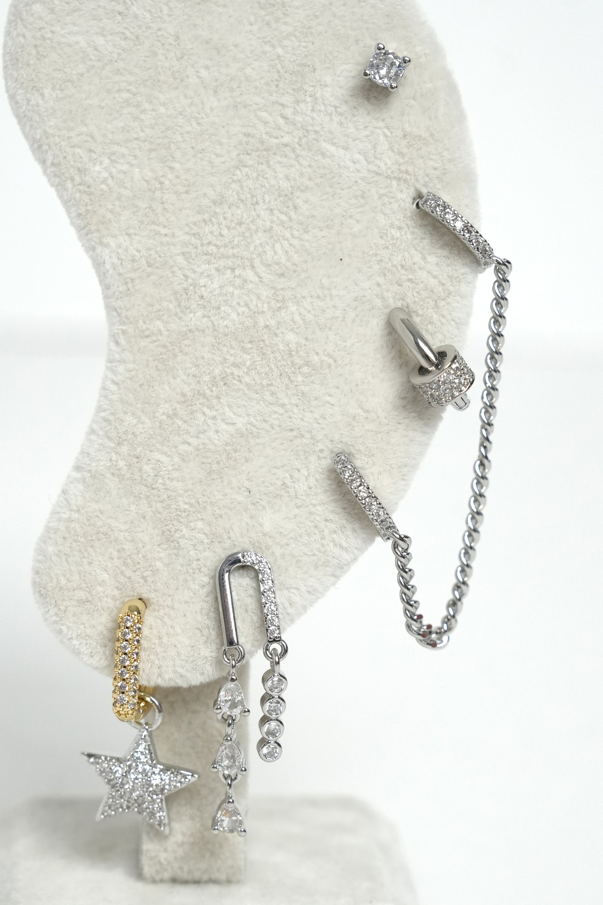 Altın Yörünge Çoklu Luxe Küpe