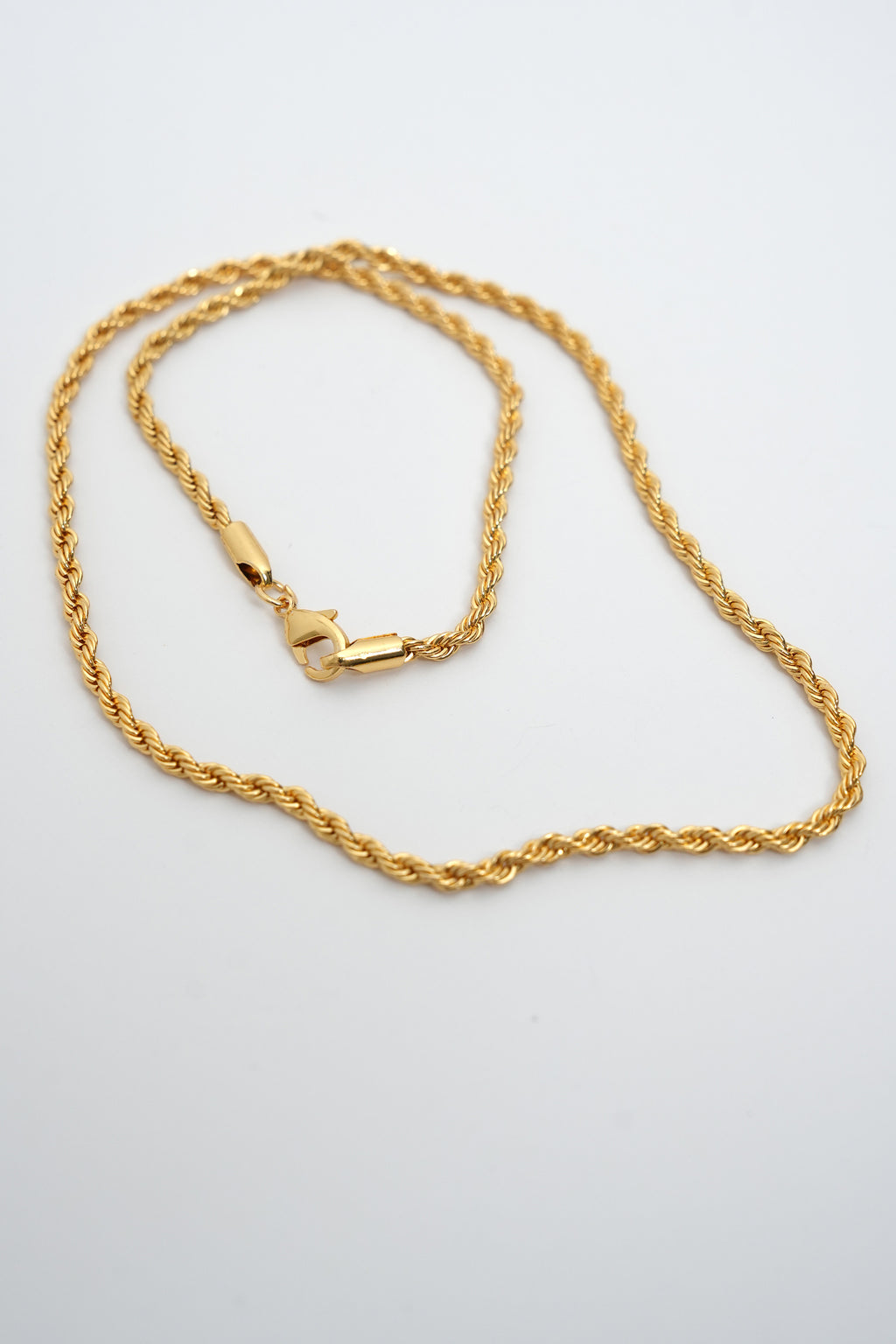 Klasik 40 cm Burgu 22K Altın Kaplama Kolye