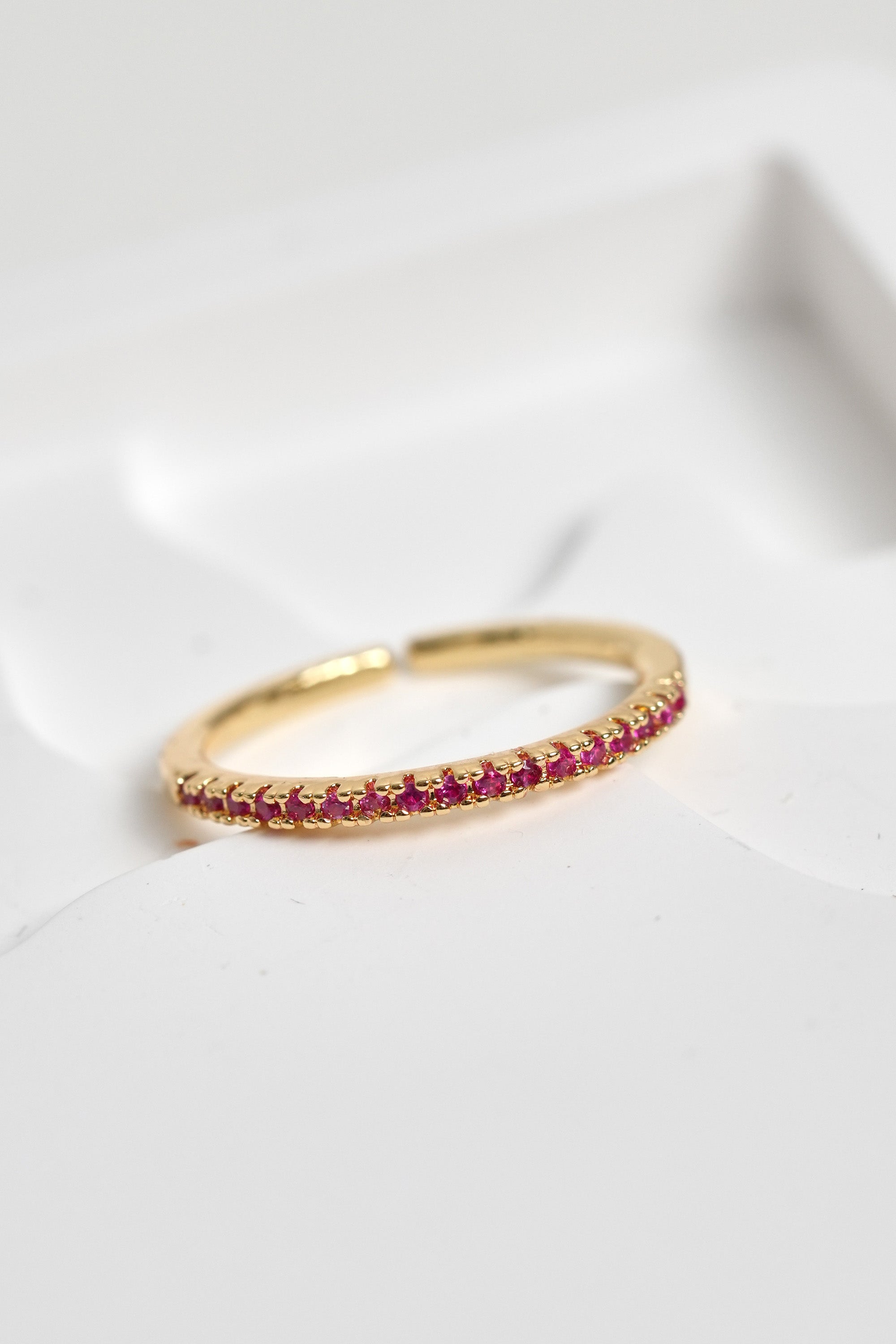 Kızıl Rota 14K Altın Kaplama Vintage Yüzük