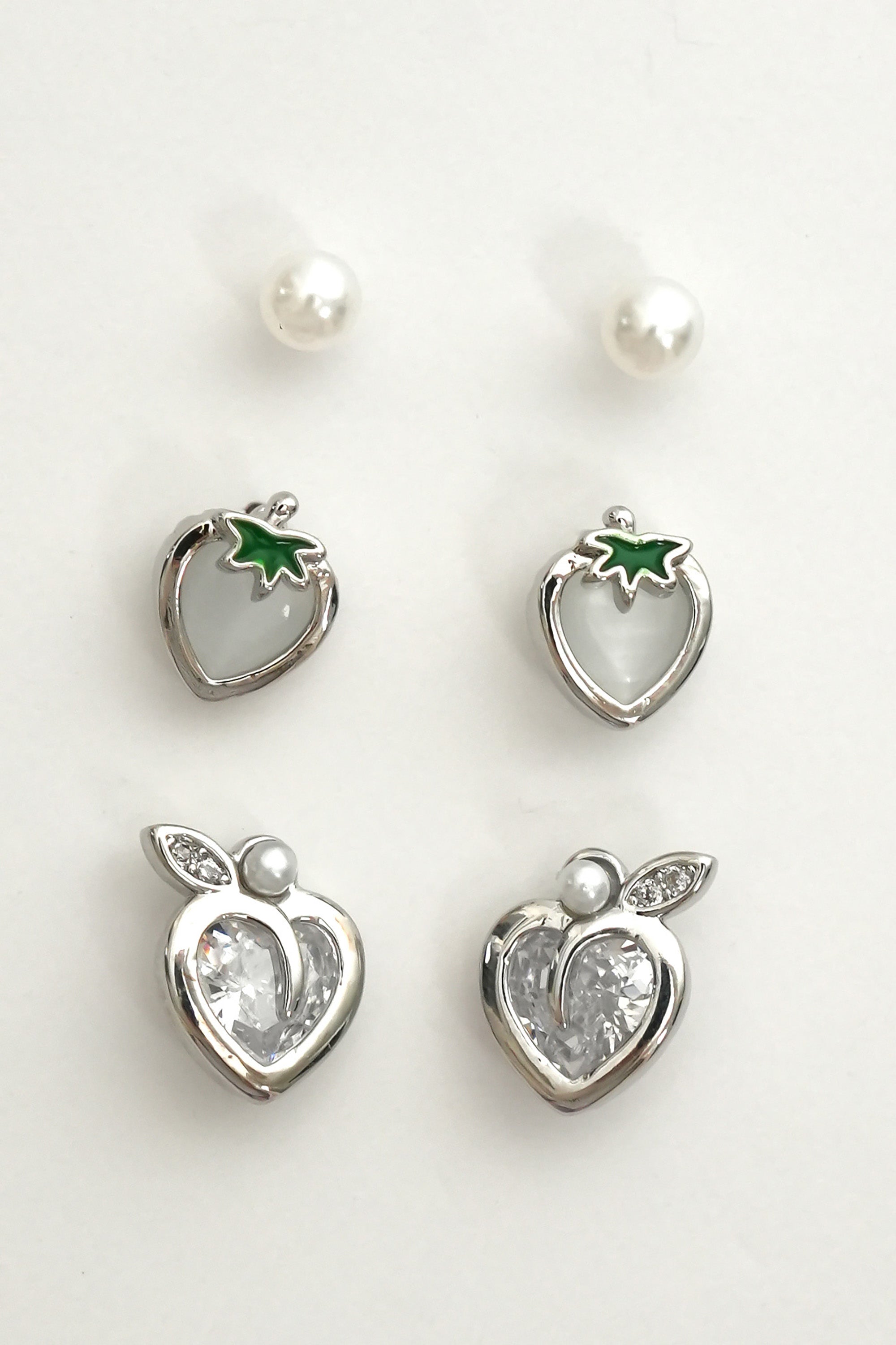 İnci Bahçesi Çoklu Luxe Küpe