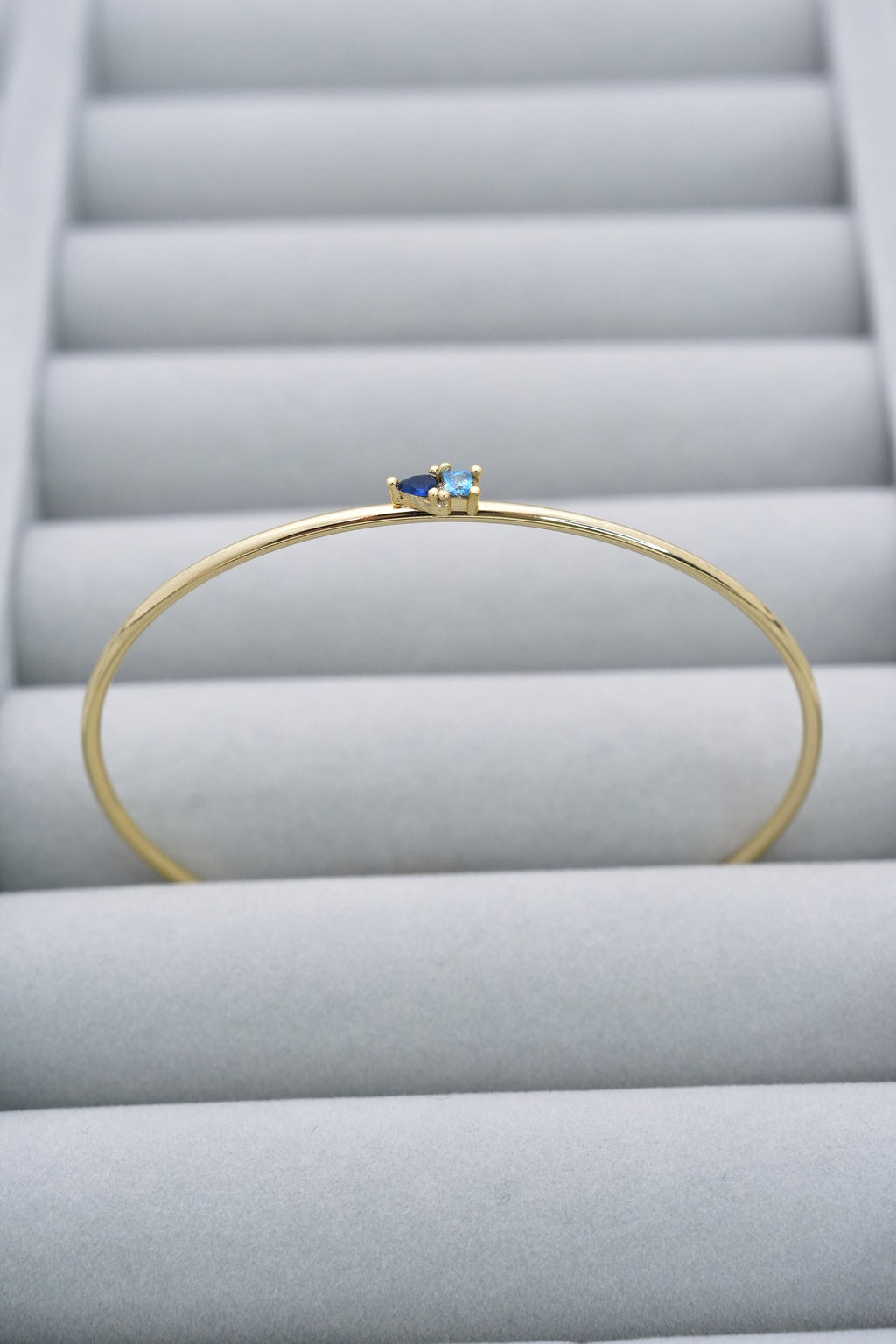 Gece Mavisi 14K Altın Kaplama Luxe Bileklik