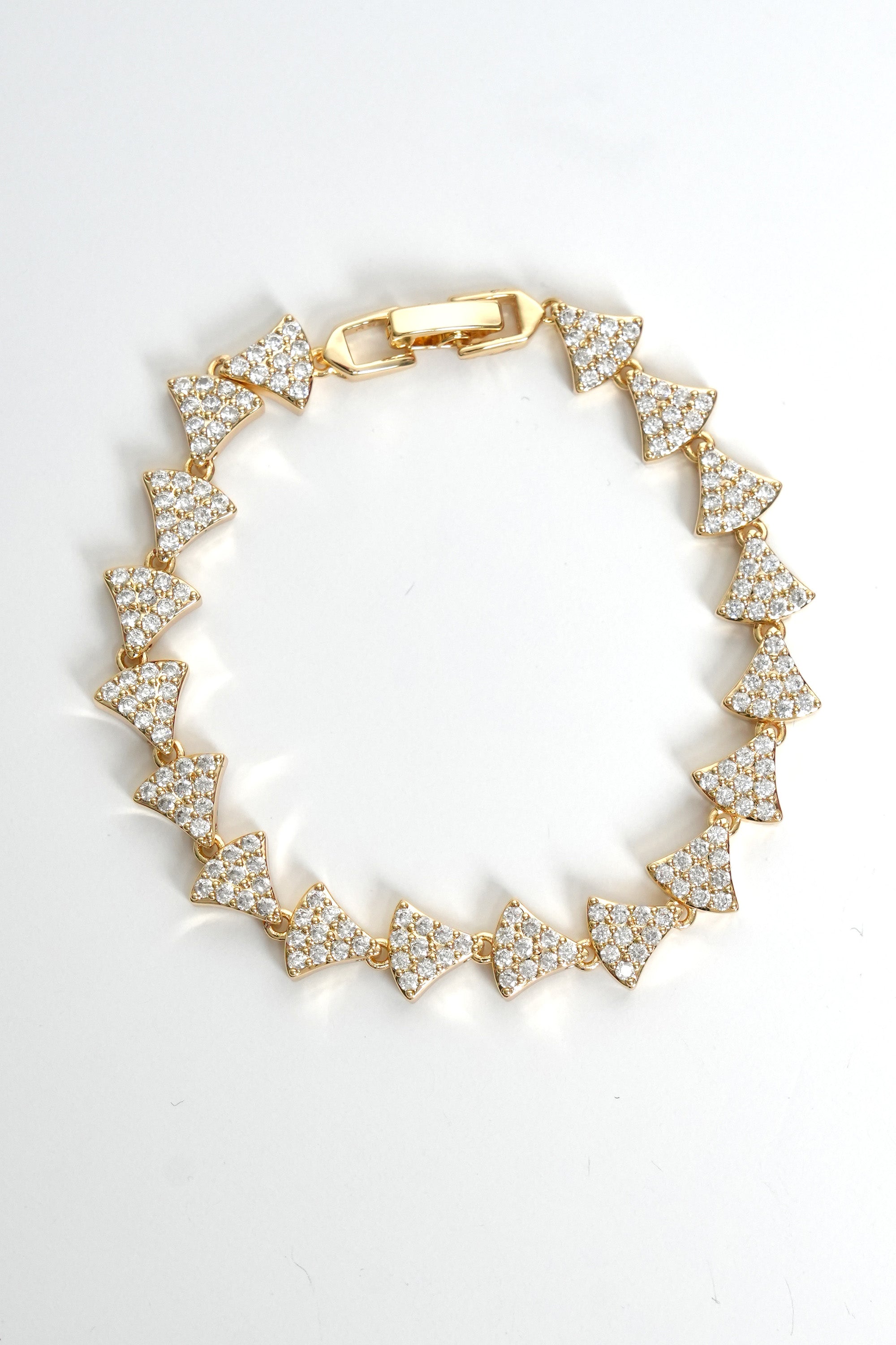 Zarif Üçgen 14K Vip Bileklik