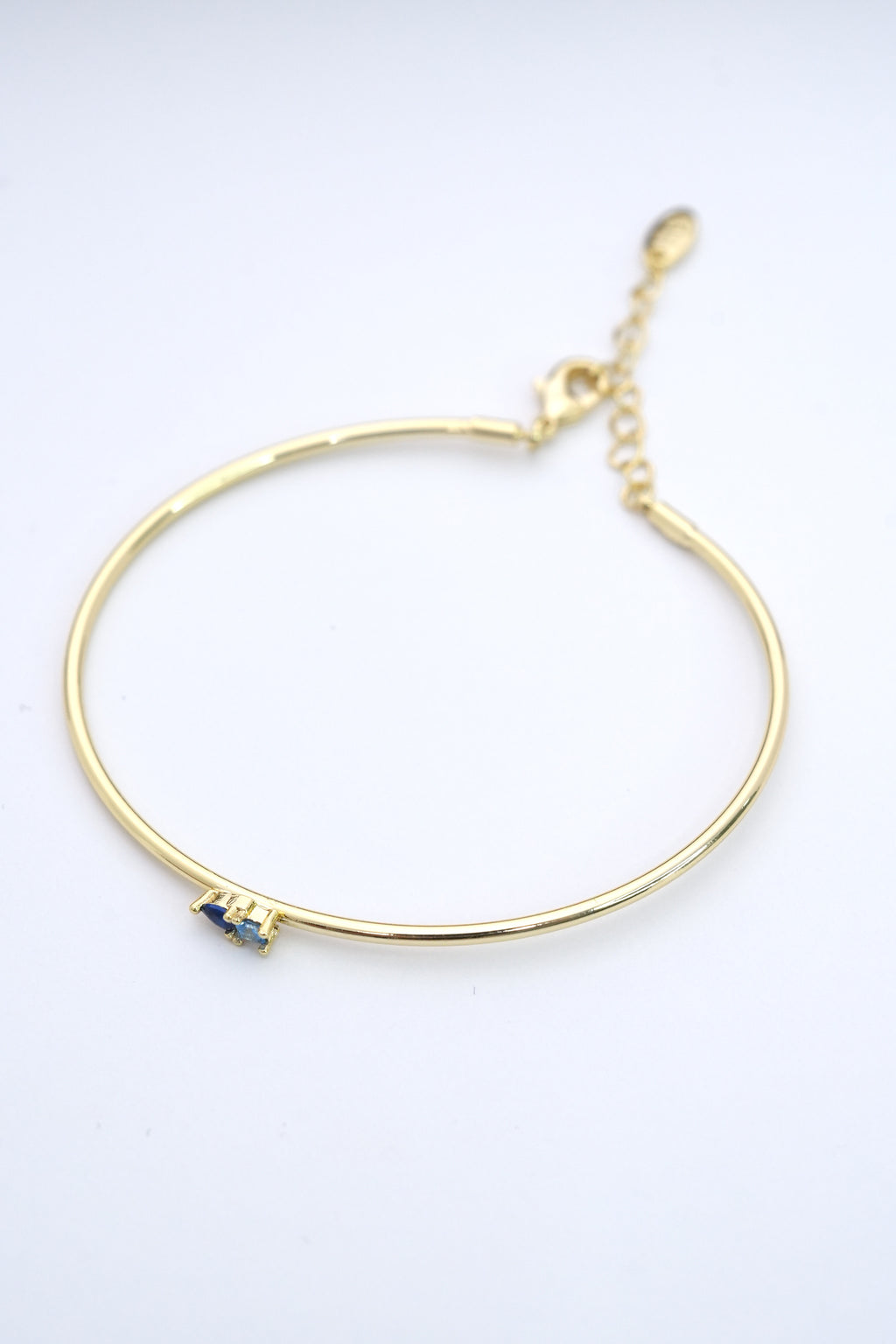 Gece Mavisi 14K Altın Kaplama Luxe Bileklik