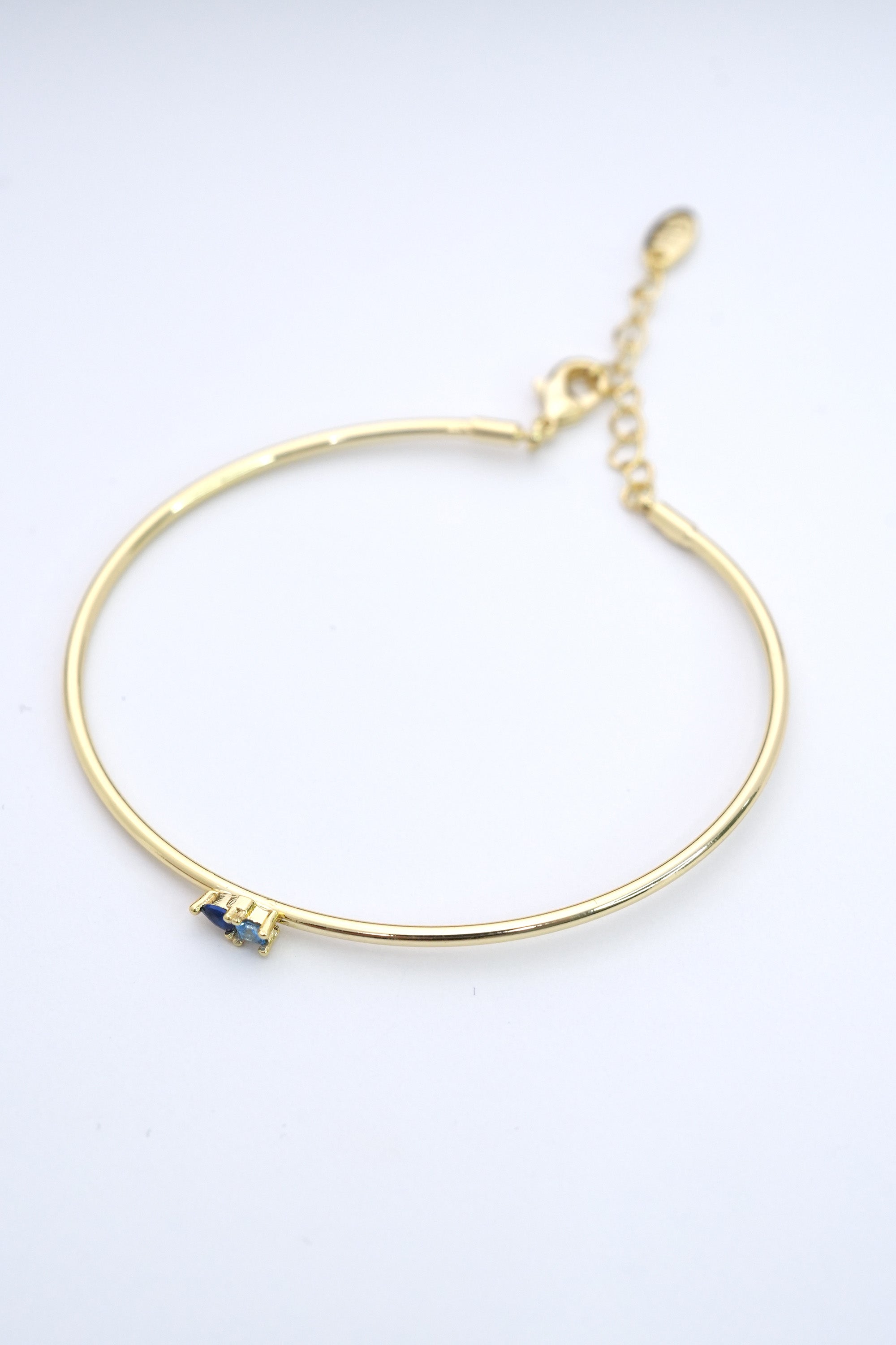 Gece Mavisi 14K Altın Kaplama Luxe Bileklik