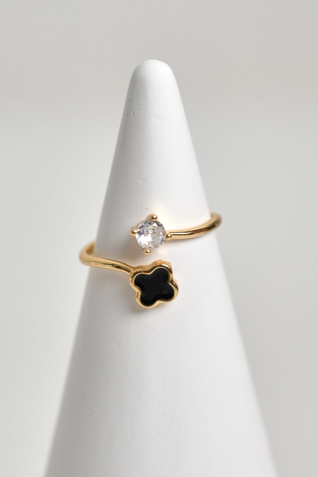 Gece Tılsımı 14K Altın Kaplama Vintage Yüzük