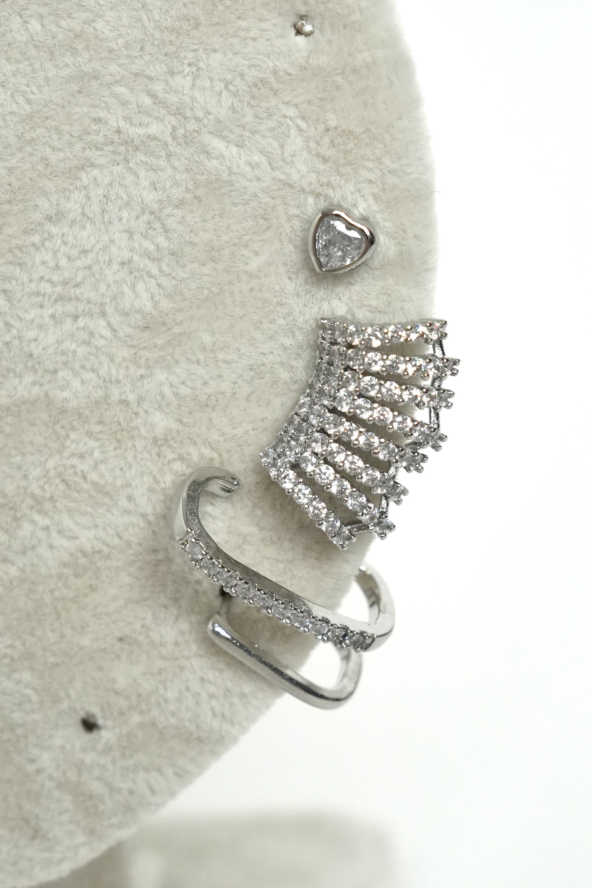 Kristal Zırh Çoklu Luxe Küpe