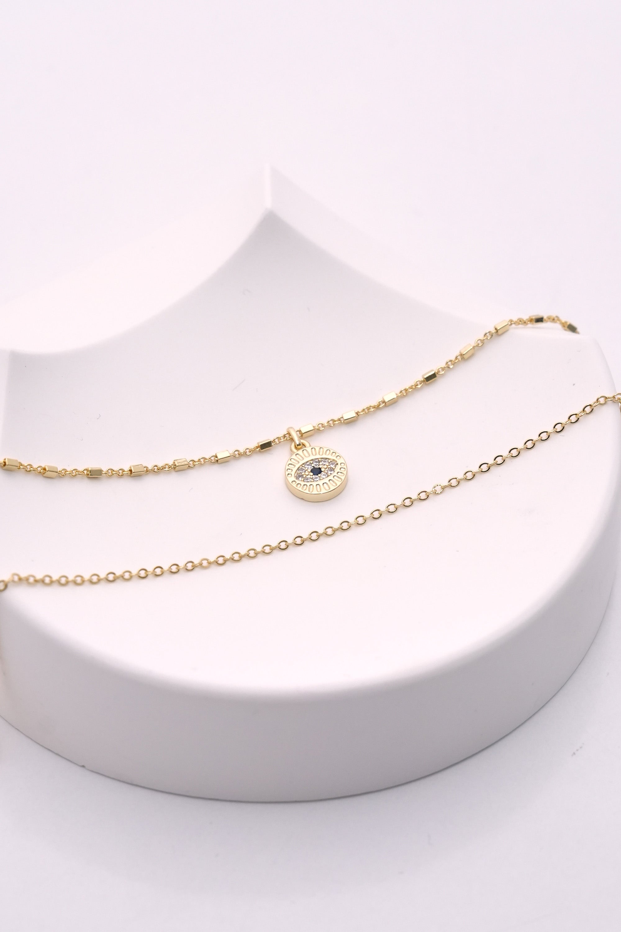 Gözcü 14K Altın Kaplama Luxe Halhal