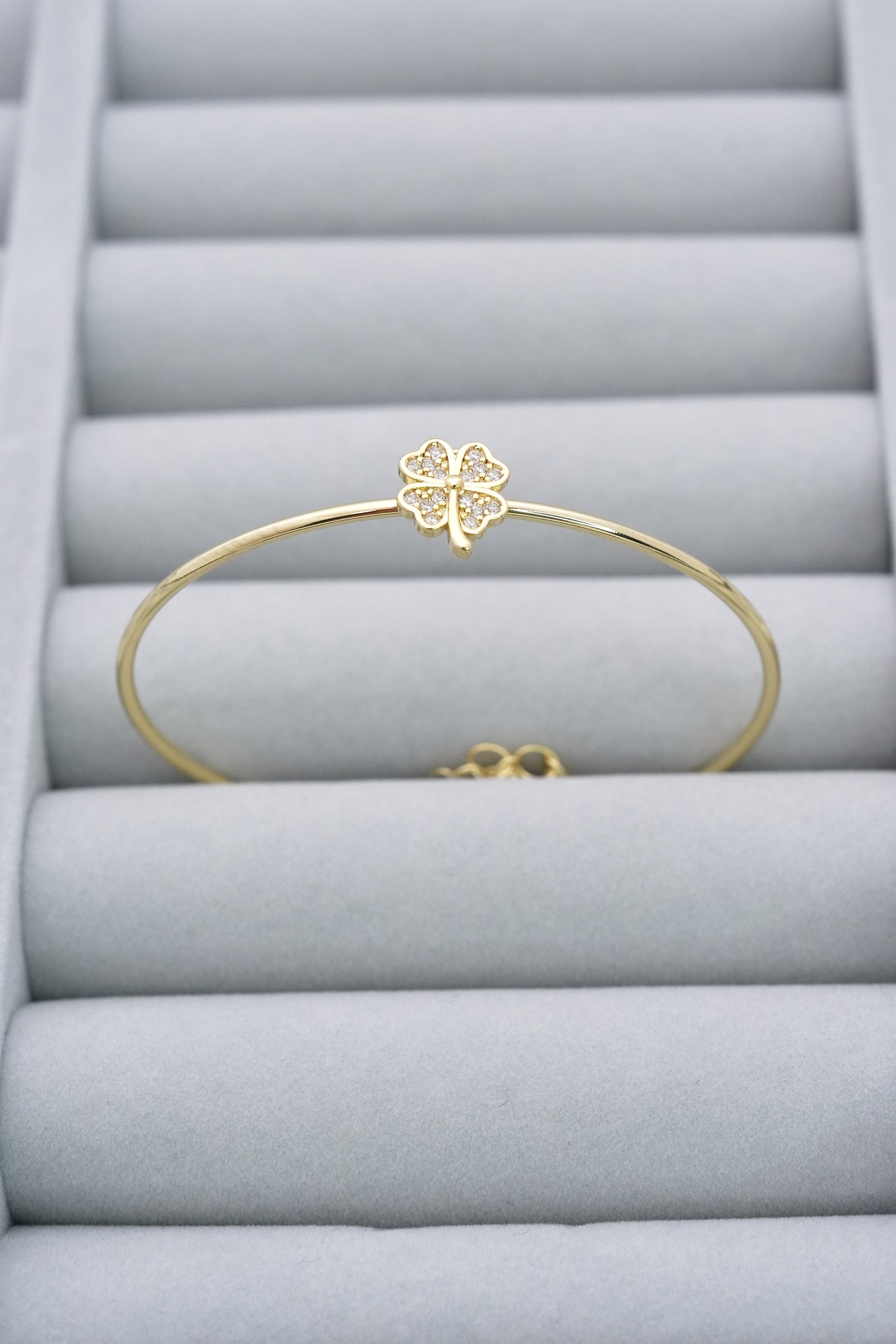 Taç Eksen 14K Altın Kaplama Luxe Bileklik