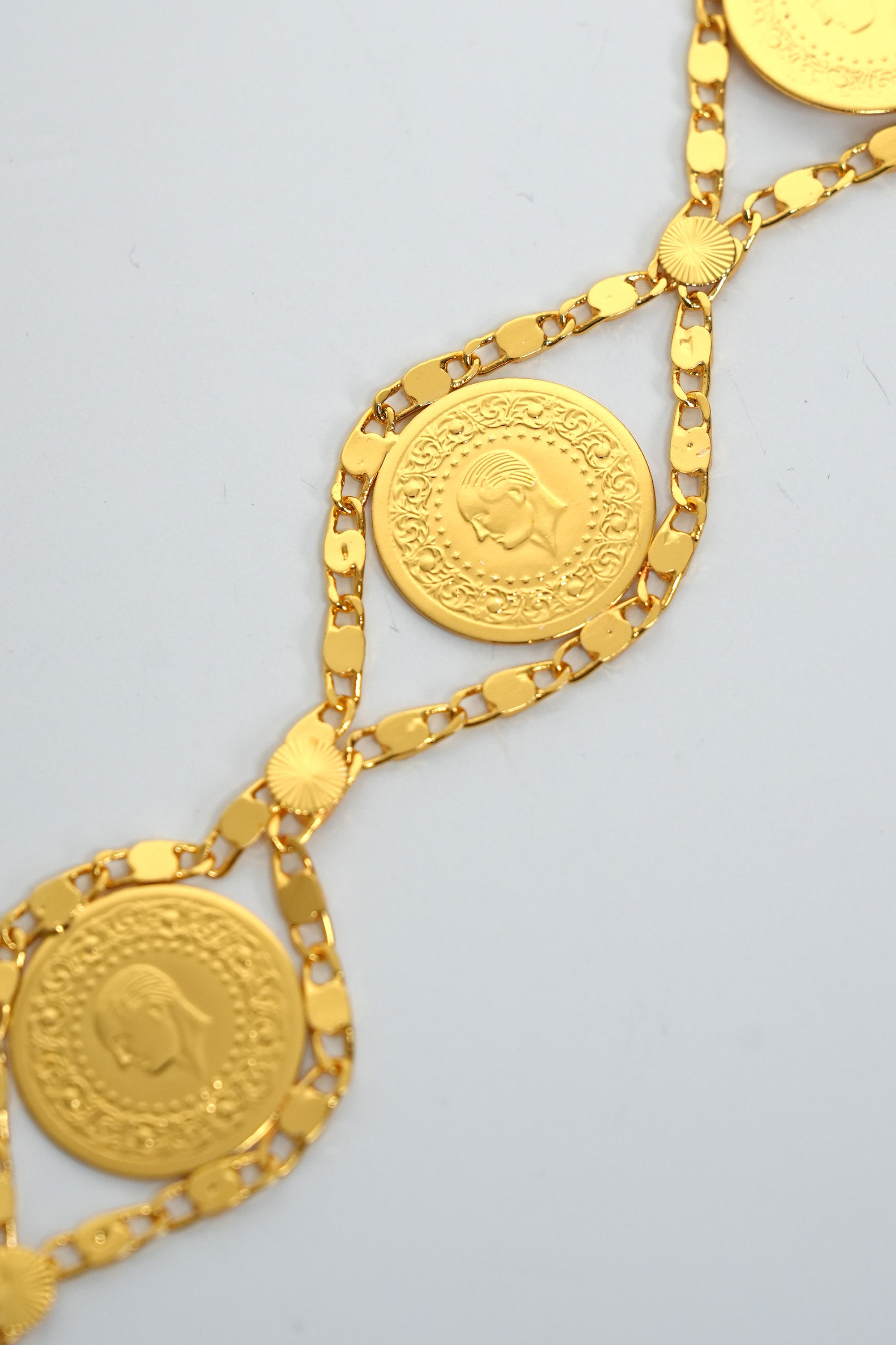 Cumhuriyet Bağı 22K Altın Kaplama Bileklik