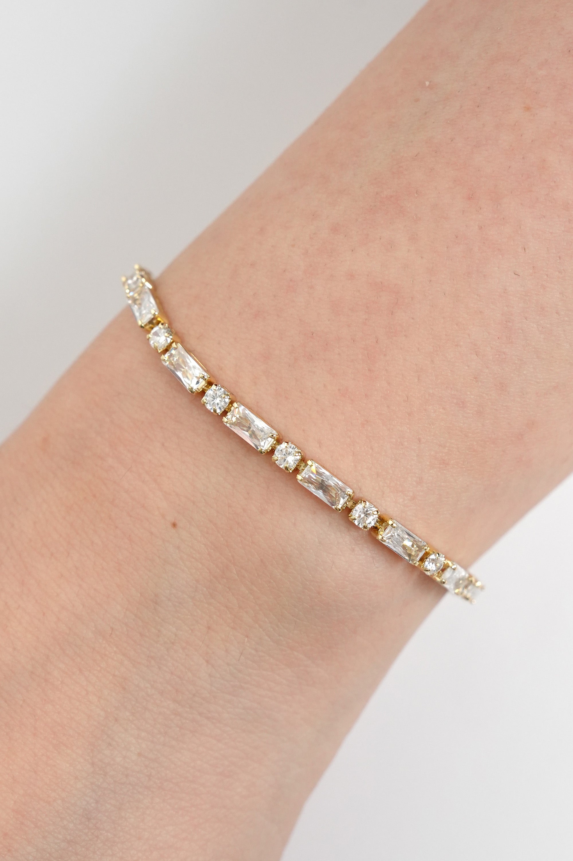 Kristal Ritim 14K Vip Bileklik