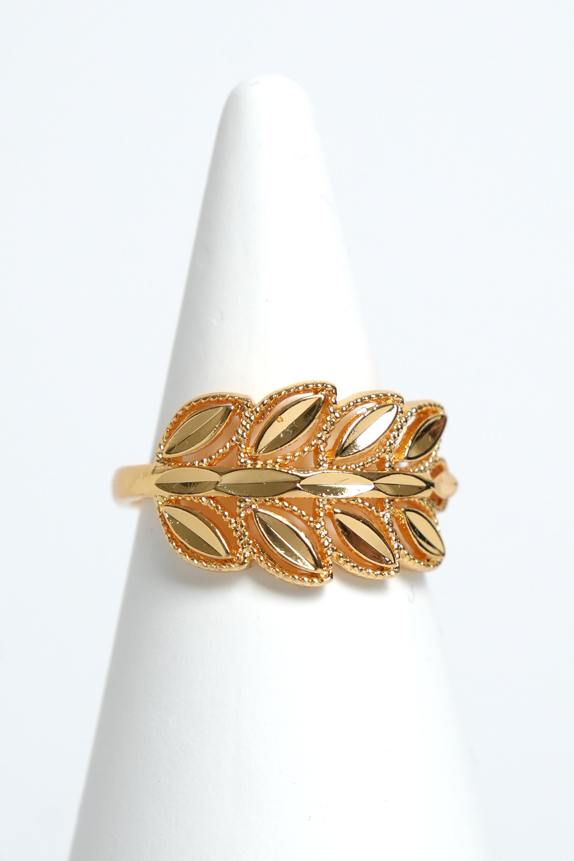 Altın Işık Dizisi 22K Altın Kaplama Yüzük