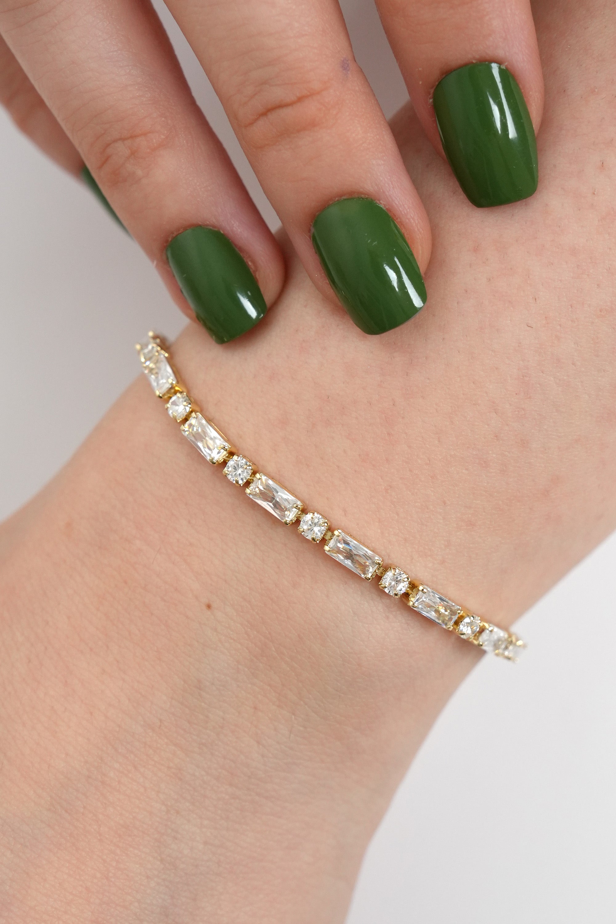 Kristal Ritim 14K Vip Bileklik