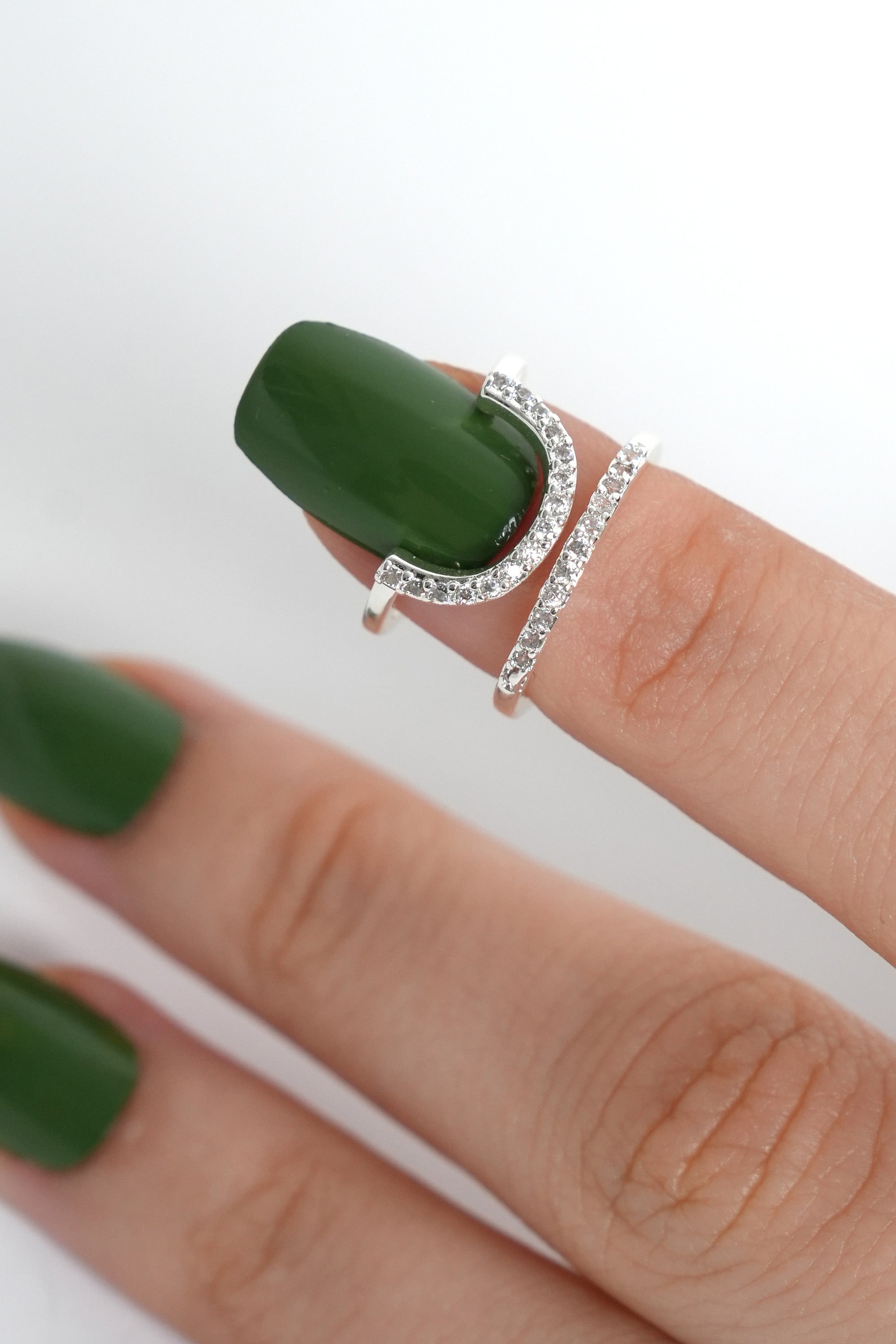 Işık Kemer Eklem Tırnak Stainless Yüzük