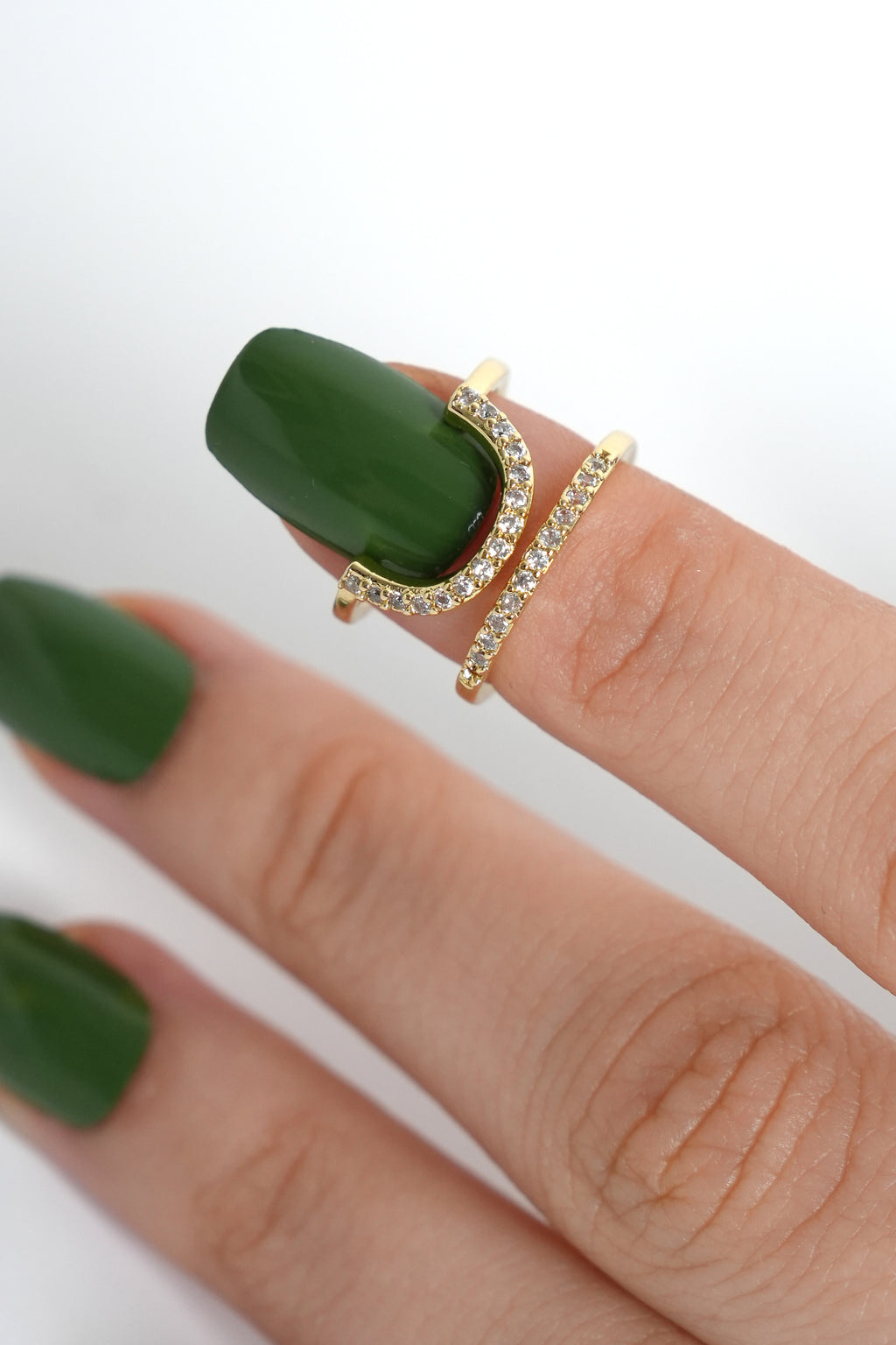 Işık Kemer Eklem Tırnak Stainless Yüzük