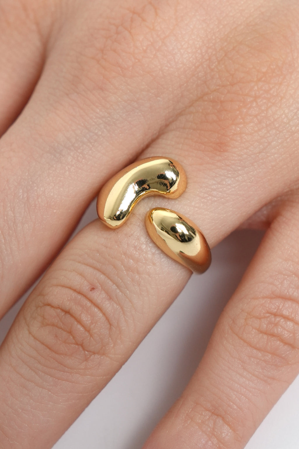 Dalga Çekimi Eklem Stainless Yüzük