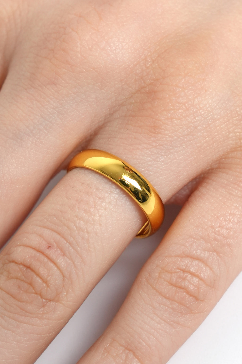 Alyans 22K Altın Kaplama Yüzük