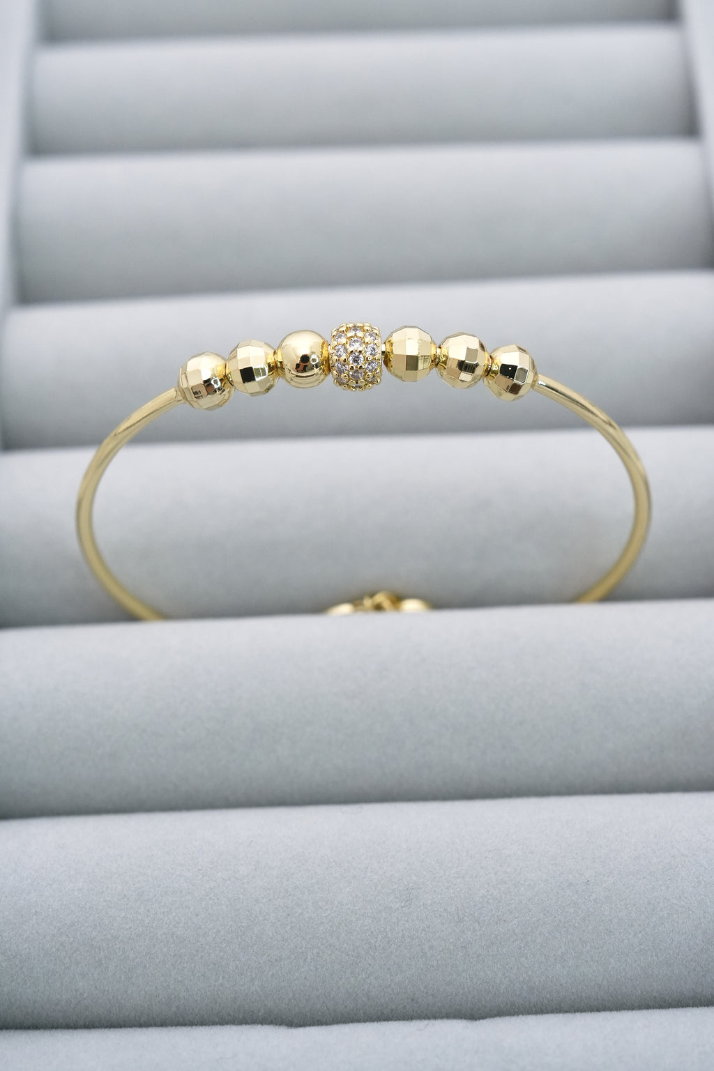 Küre Senfonisi 14K Altın Kaplama Luxe Bileklik