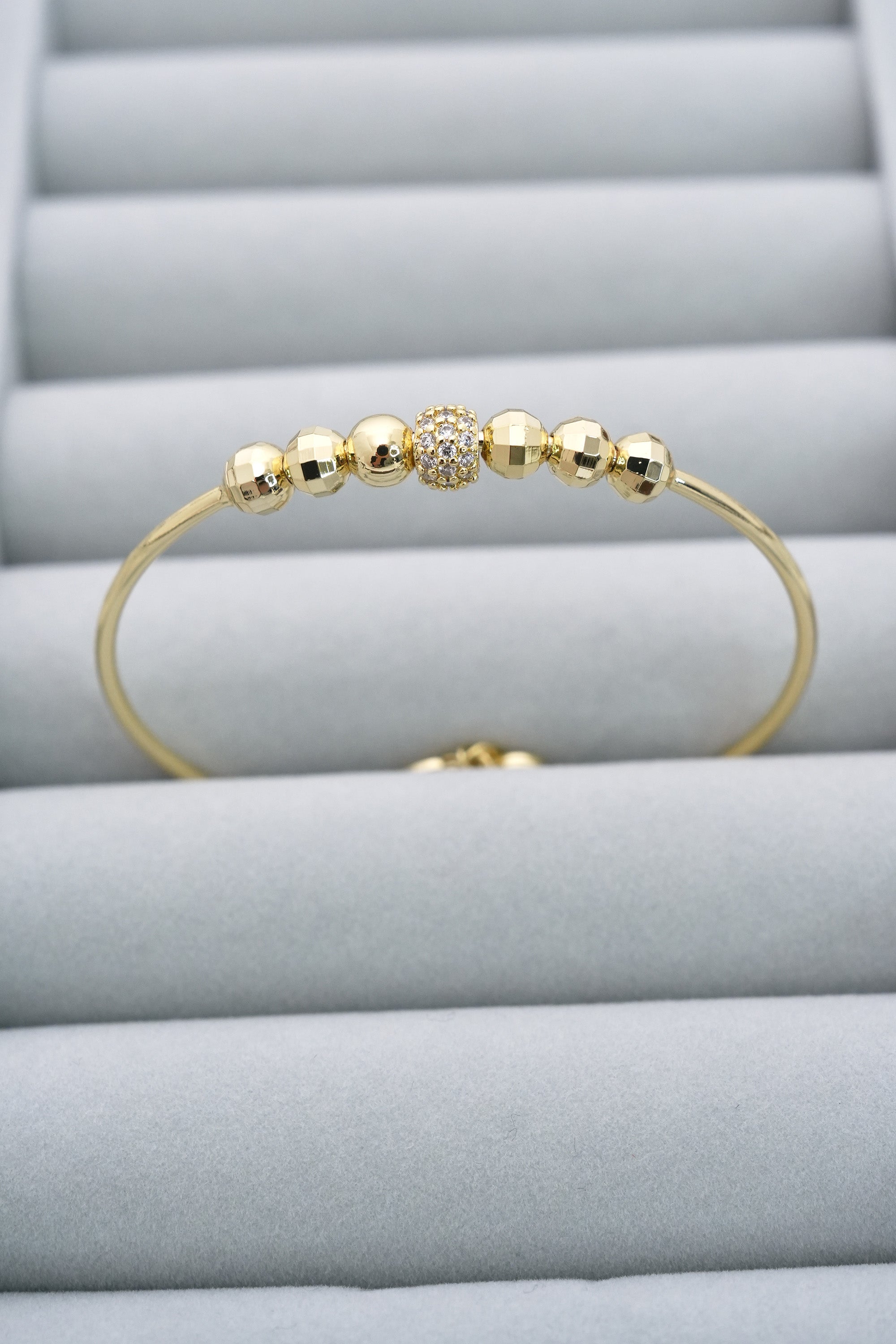 Küre Senfonisi 14K Altın Kaplama Luxe Bileklik