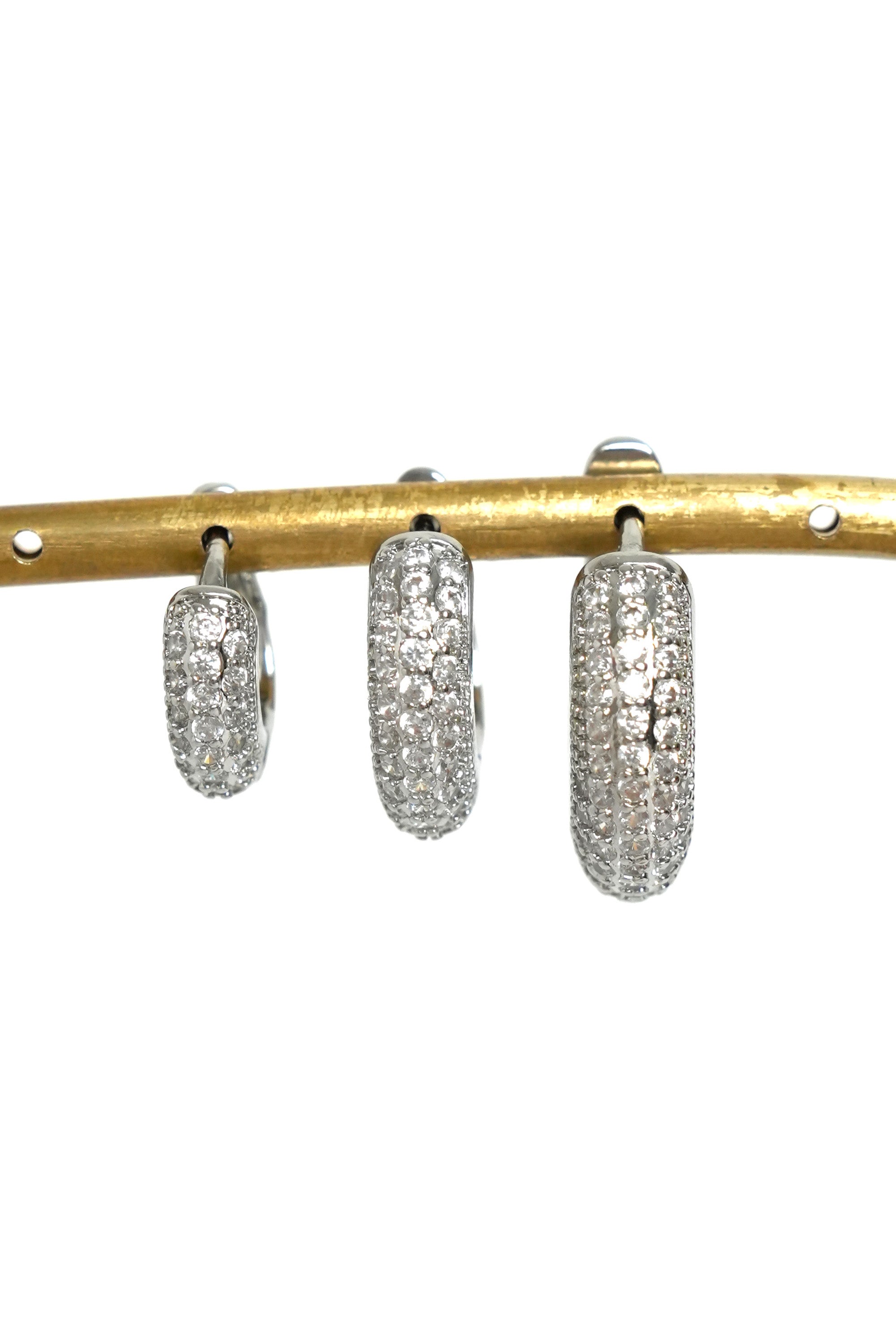 Parıltı Kademe Çoklu Luxe Küpe