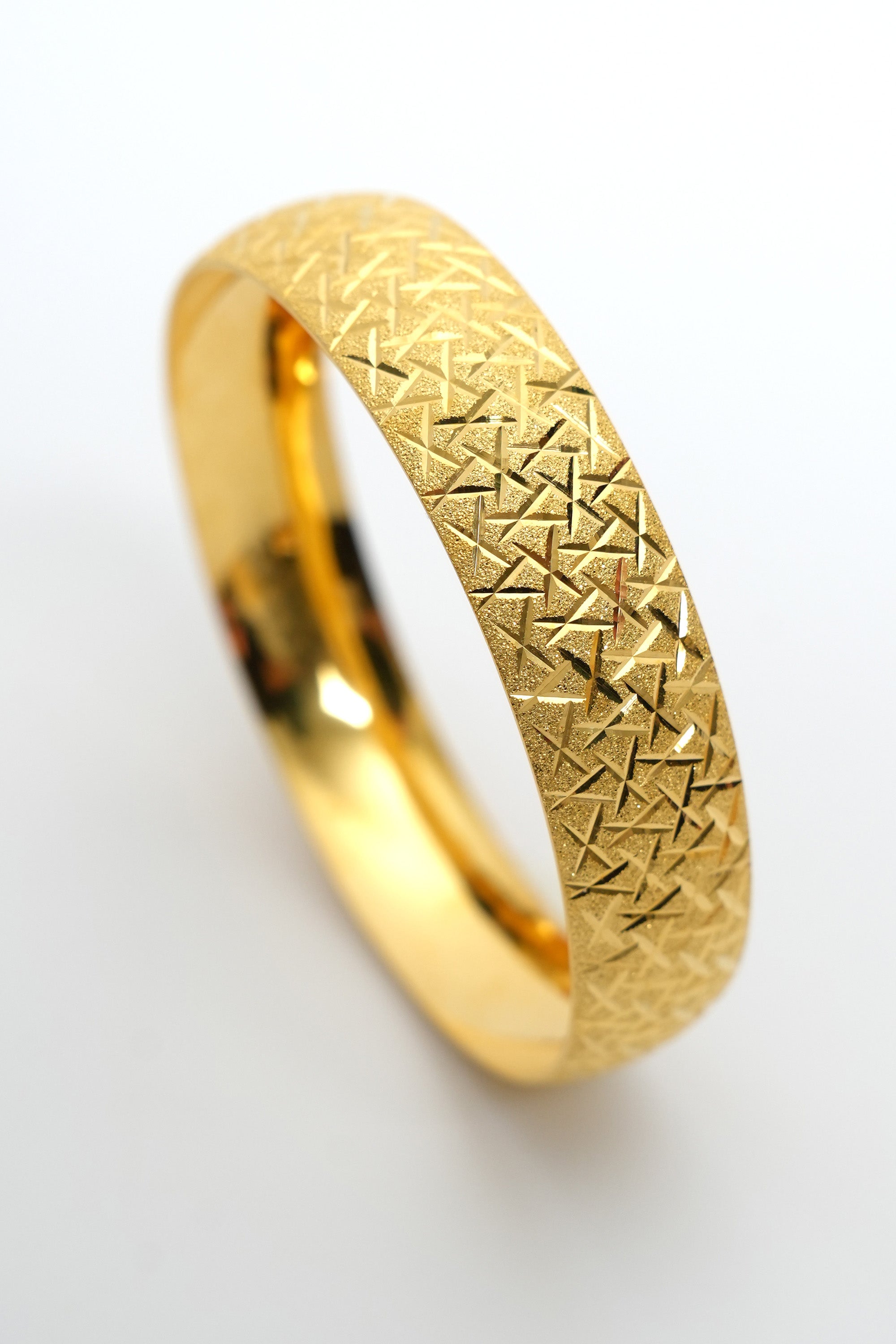 Cam Kırığı 22K Altın Kaplama Bilezik