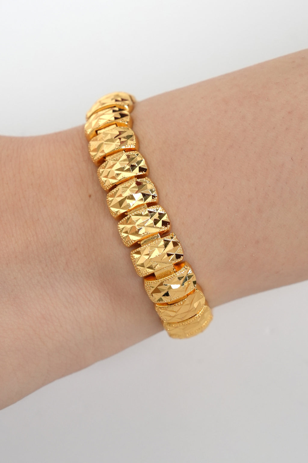 Altın Zırh 22K Altın Kaplama Bileklik