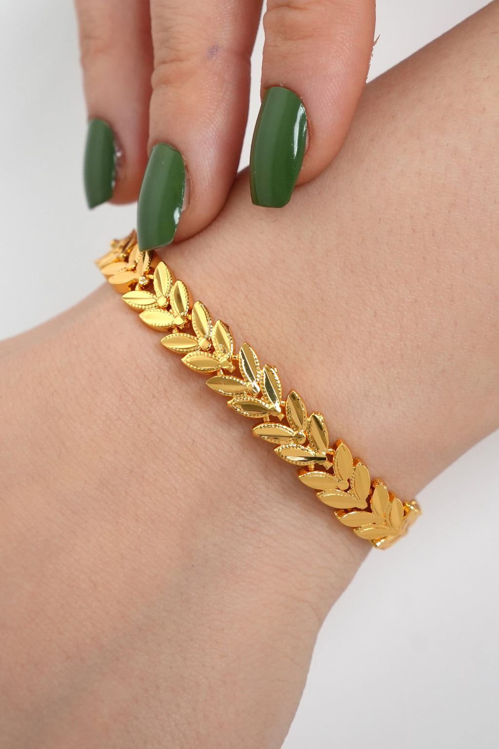 Altın Başak Yolu 22K Altın Kaplama Bileklik