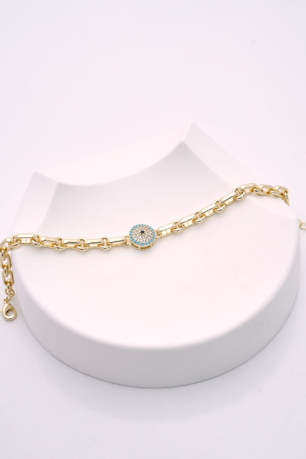 Nazar Atlası 14K Altın Kaplama Luxe Bileklik