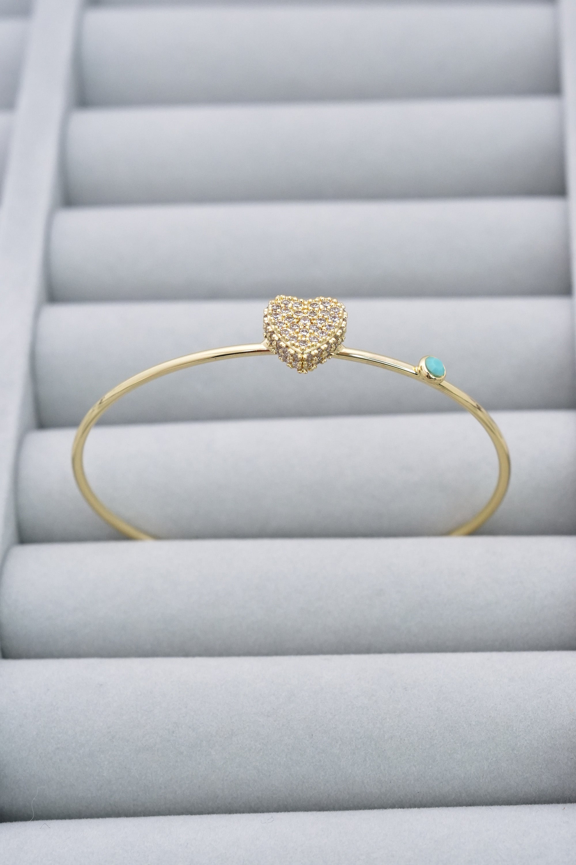 Kalp Mührü 14K Altın Kaplama Luxe Bileklik