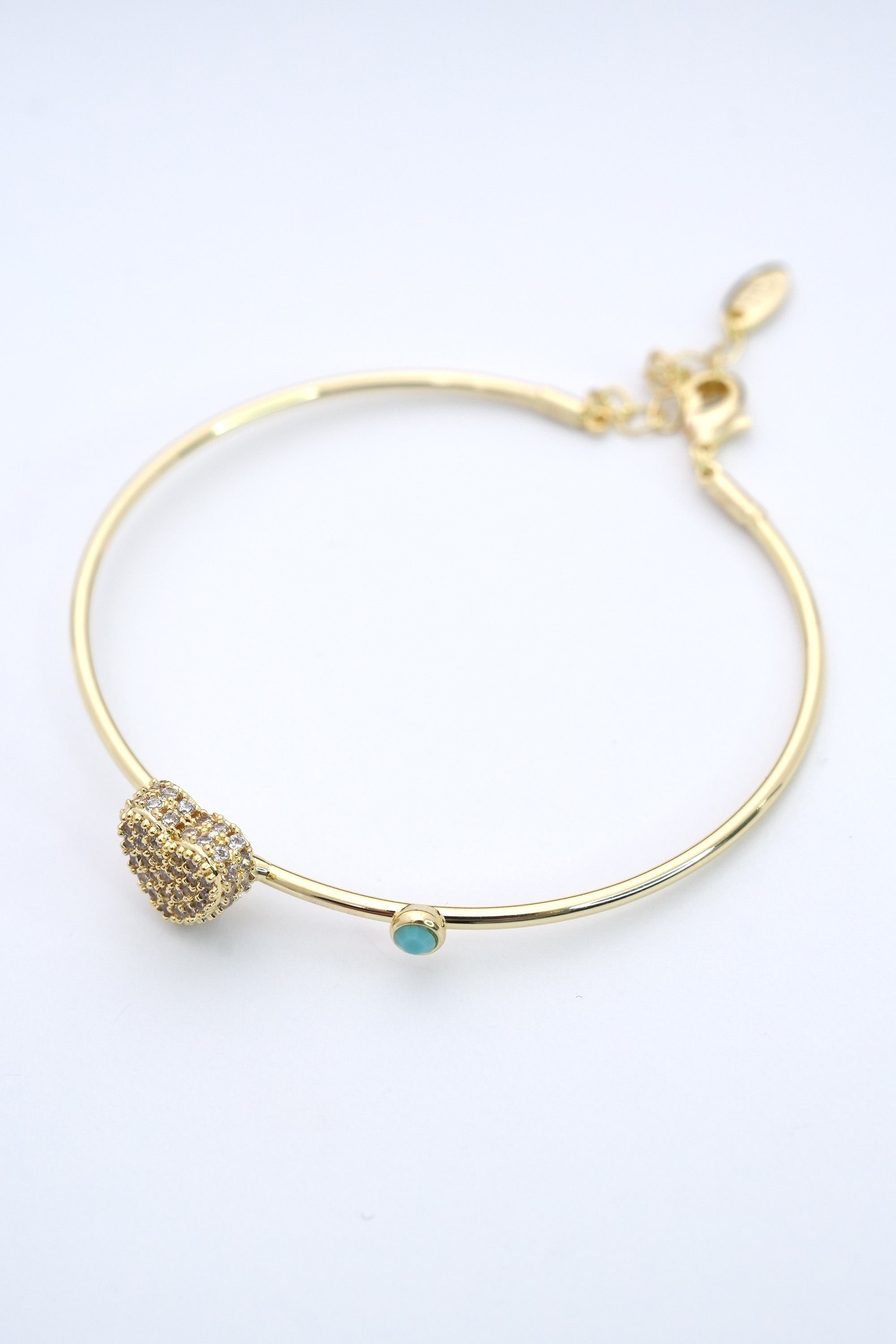 Kalp Mührü 14K Altın Kaplama Luxe Bileklik