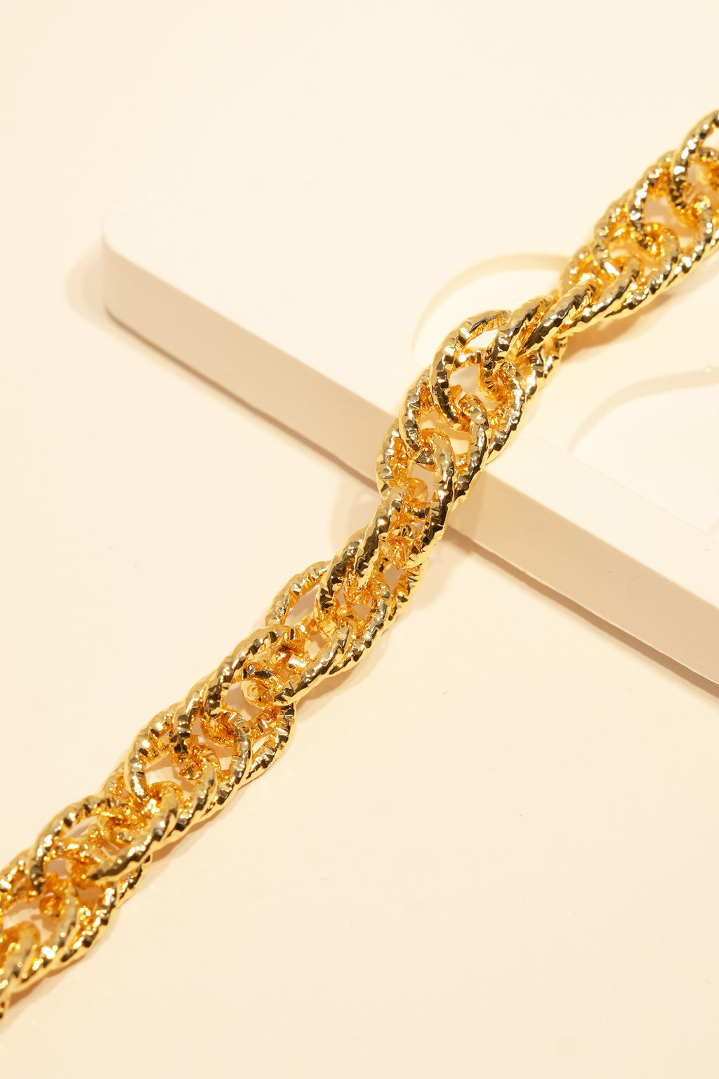 Altın Örgü 22K Altın Kaplama Bileklik