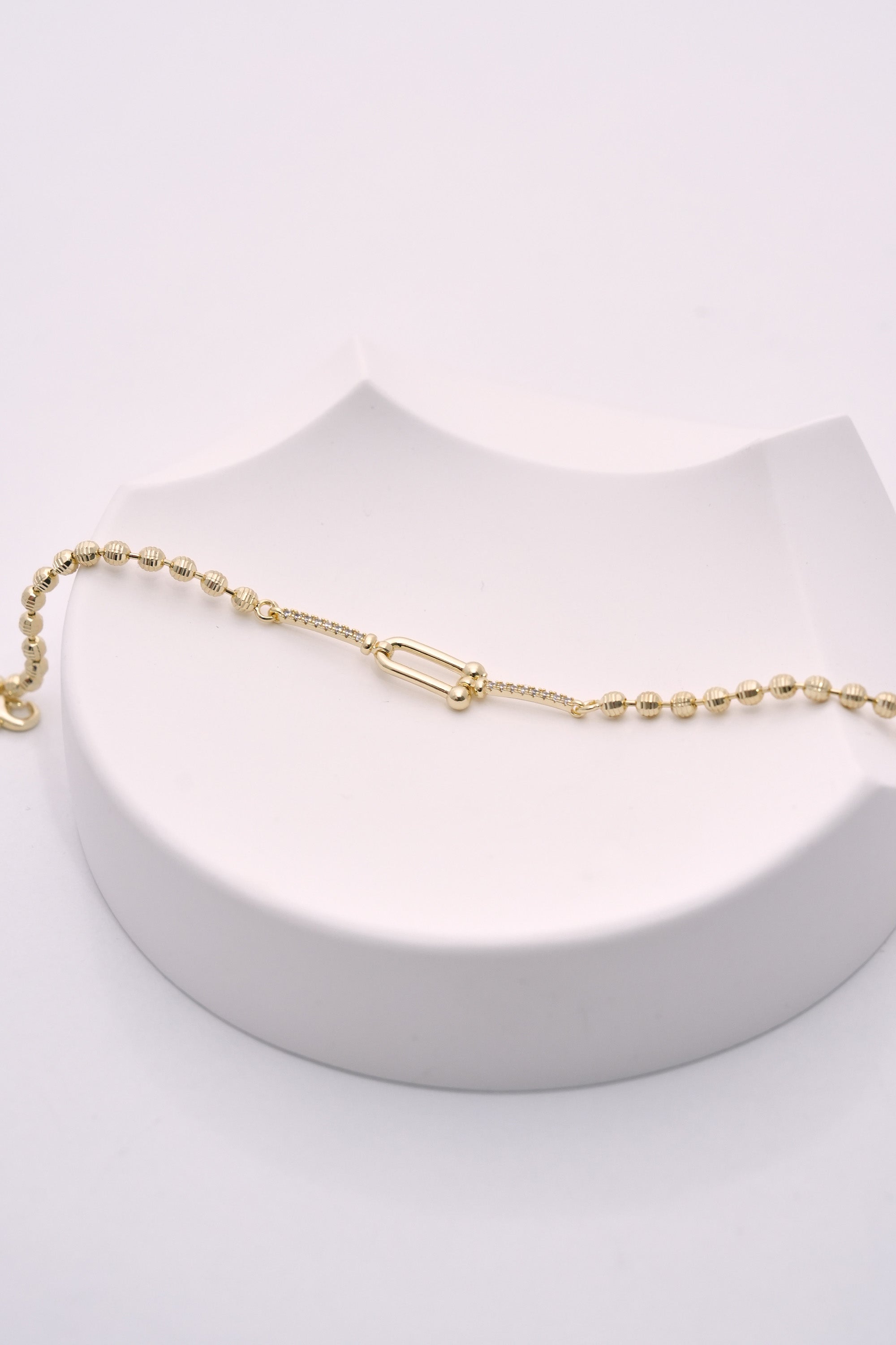 İnce Bağ 14K Altın Kaplama Luxe Bileklik