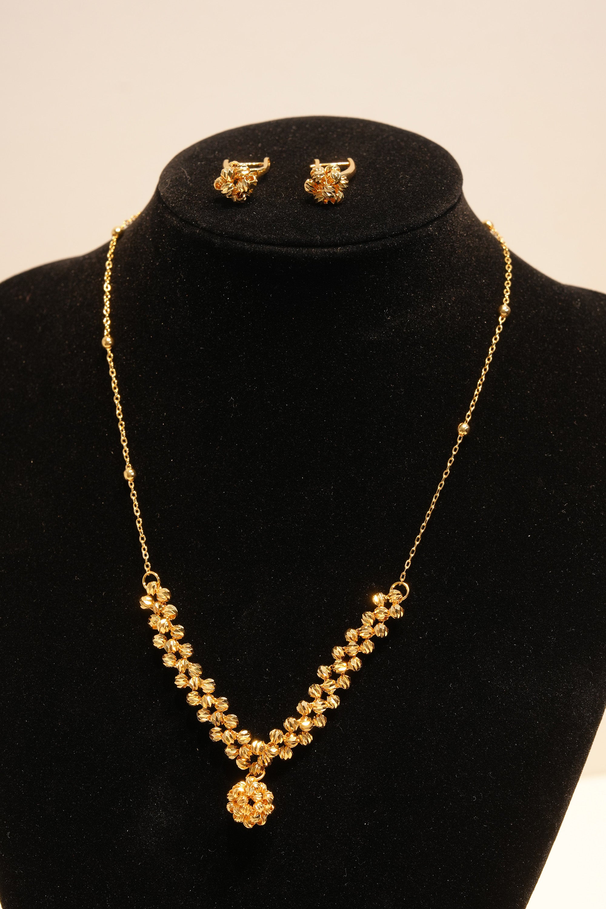 Altın Papatya 22K Altın Kaplama Kolye