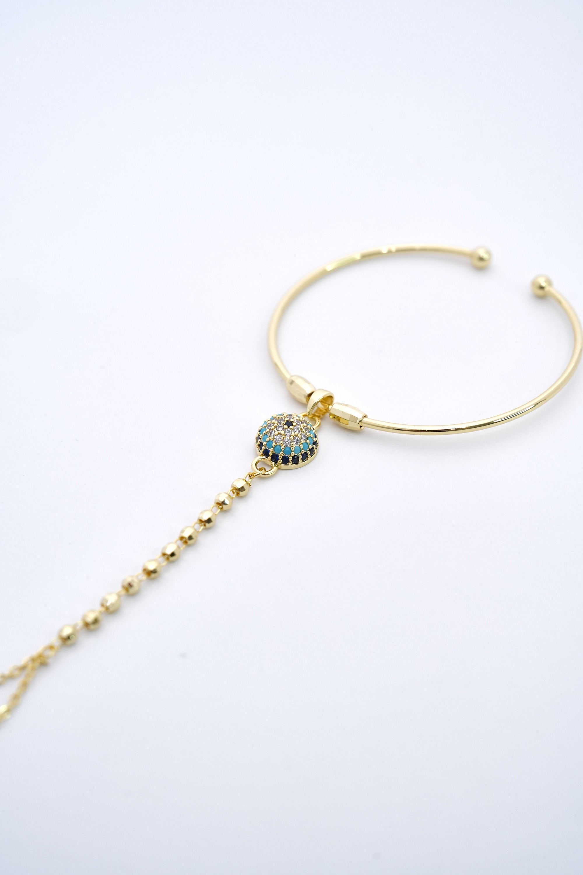 Nazar Küresi 14K Altın Kaplama Şahmeran