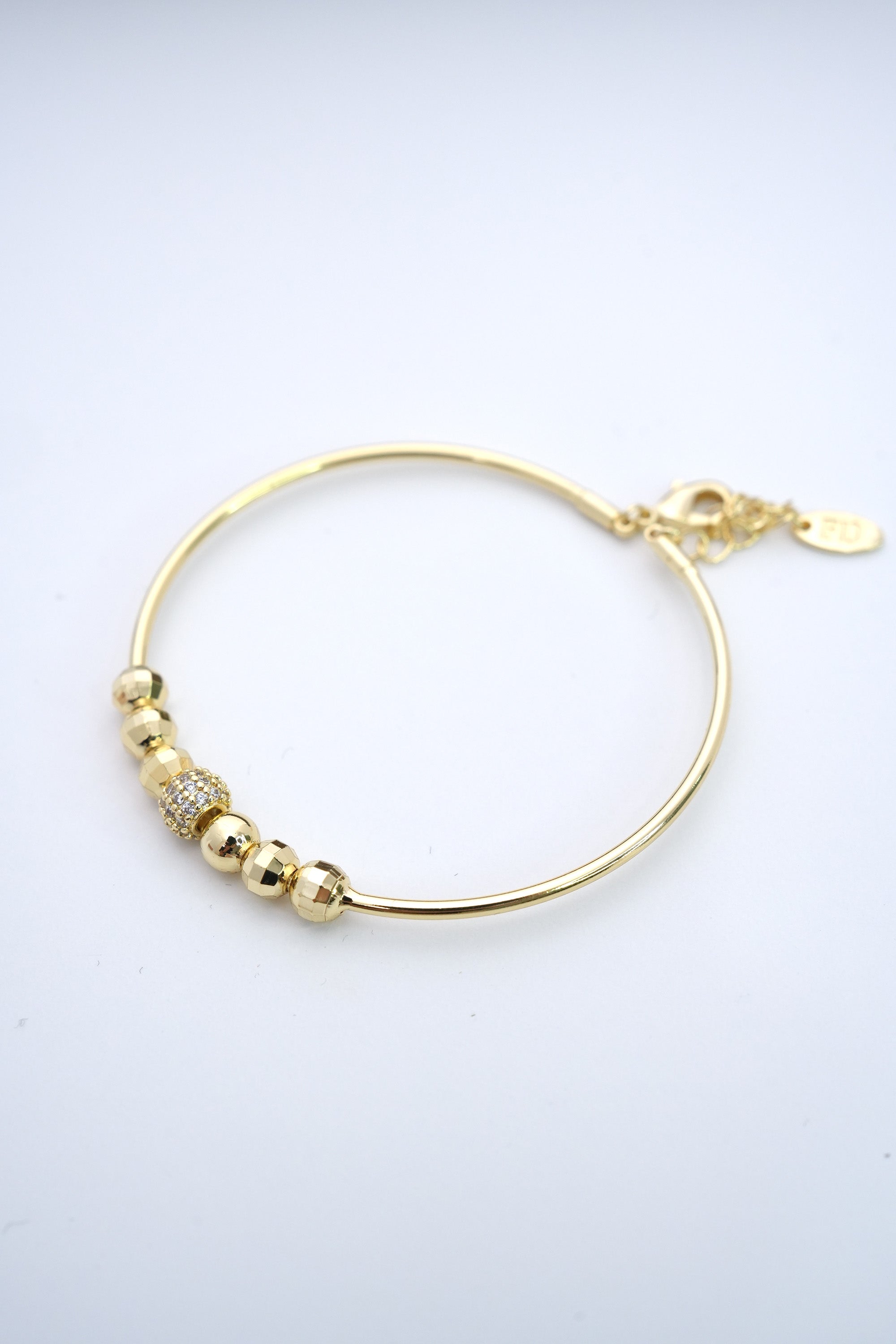 Küre Senfonisi 14K Altın Kaplama Luxe Bileklik