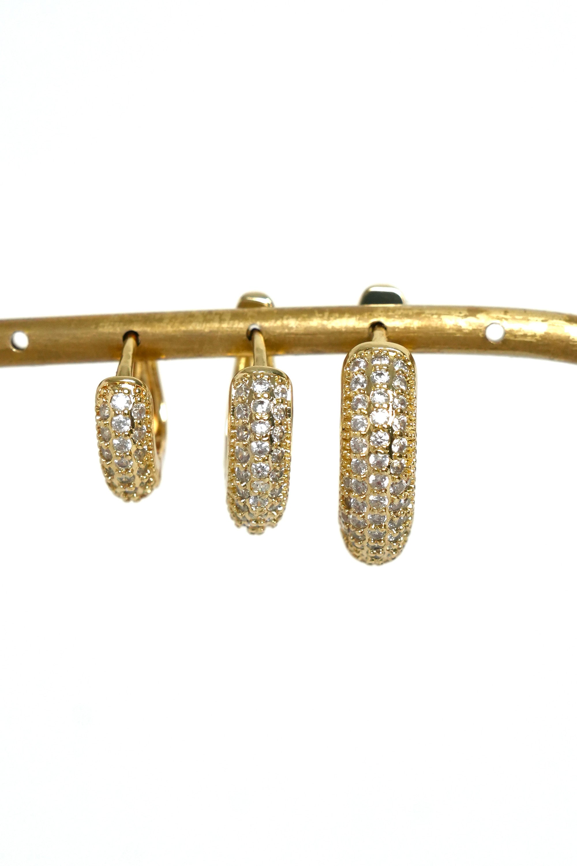 Parıltı Kademe Çoklu Luxe Küpe