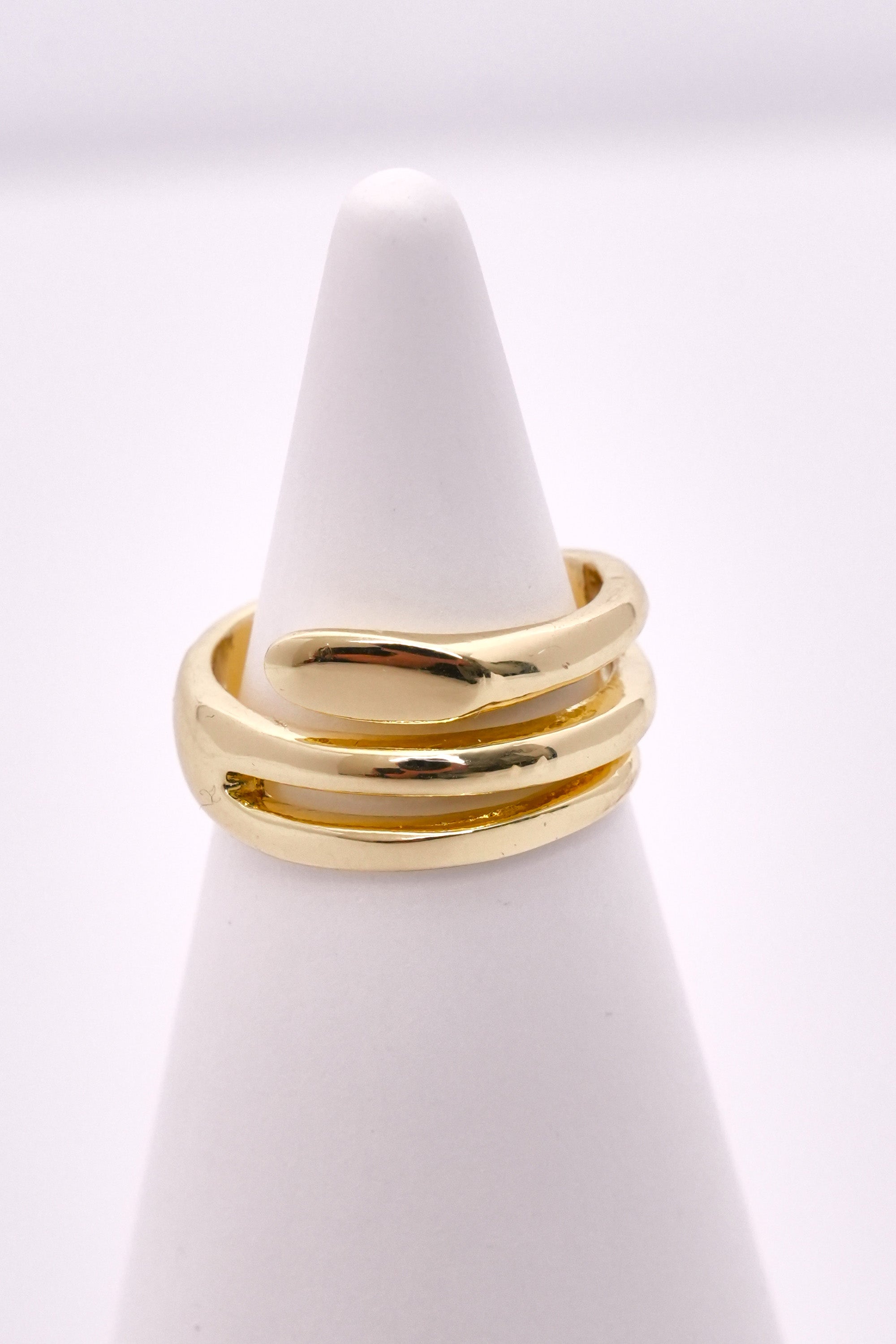 Dalga Katmanı Stainless Yüzük