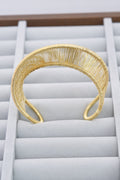 Altın Kafes 14K Altın Kaplama Luxe Bileklik