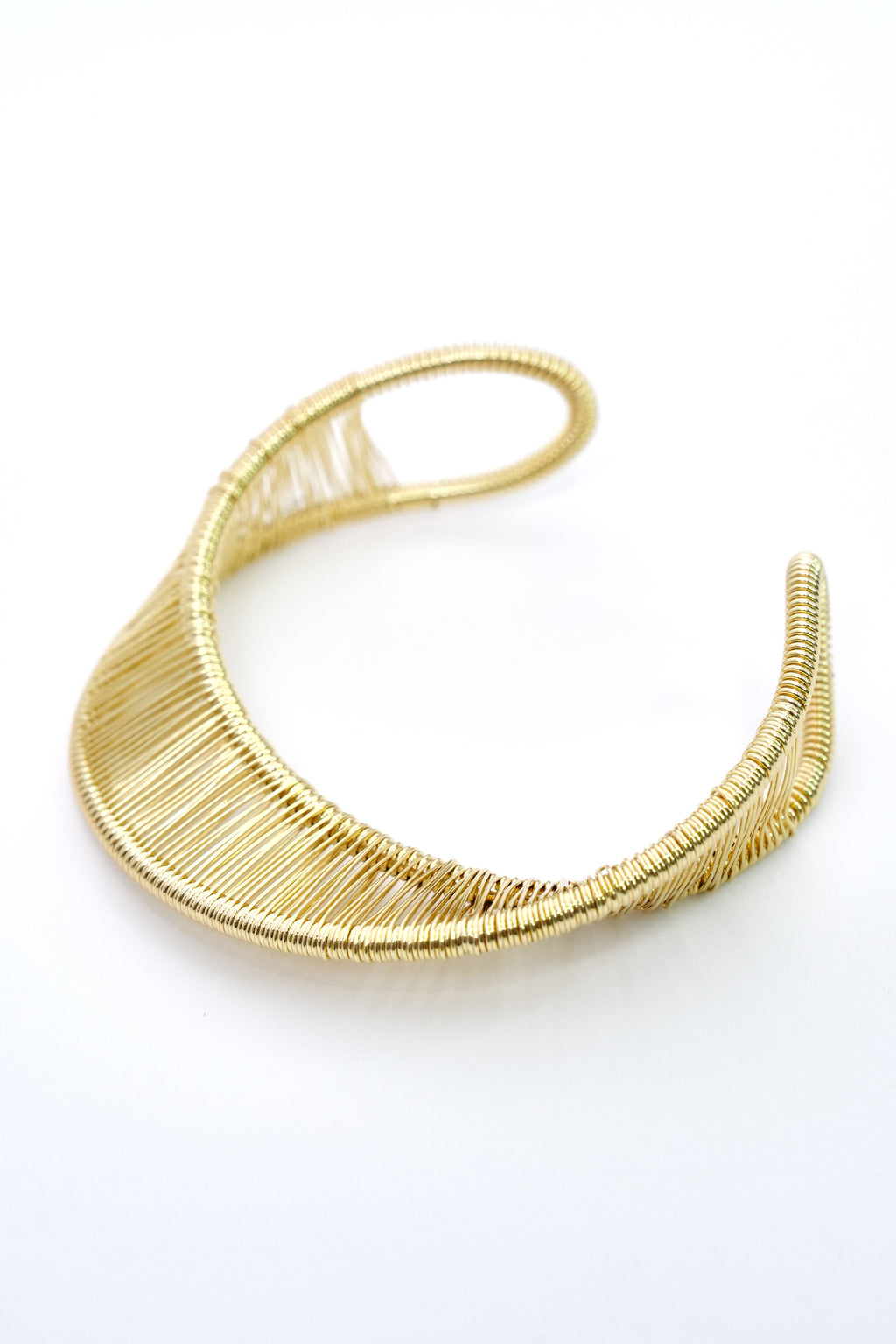 Altın Kafes 14K Altın Kaplama Luxe Bileklik